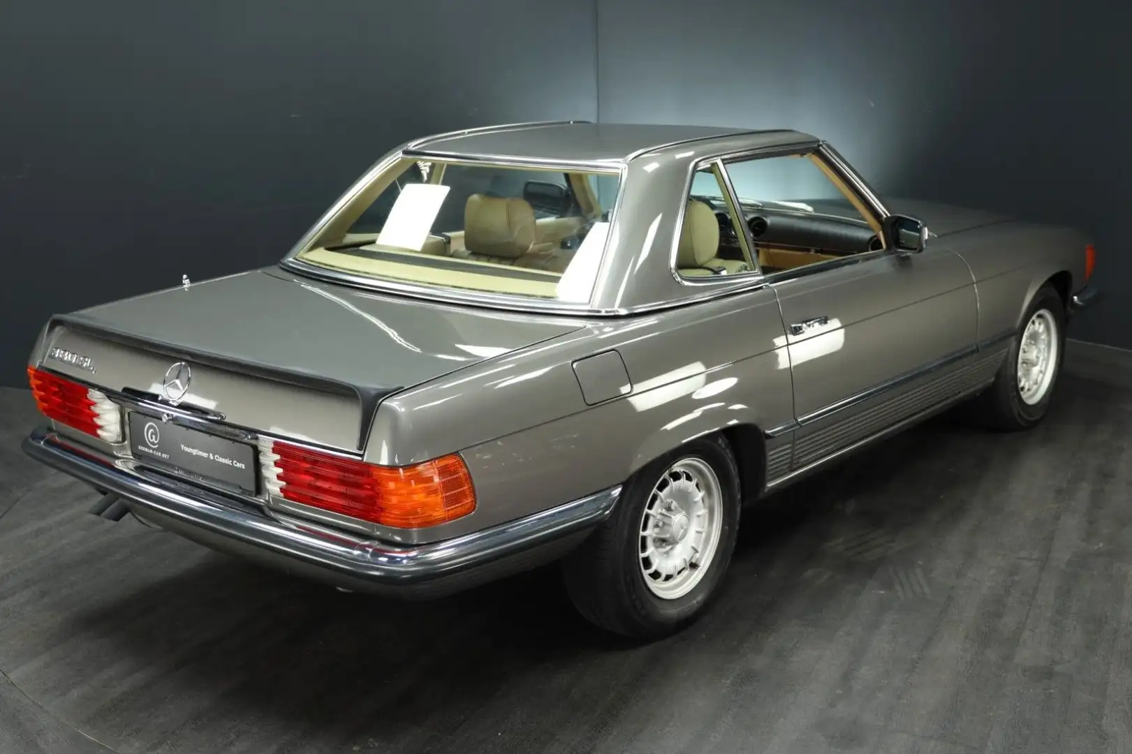 Mercedes-Benz 380 SL Aut.,Klima,Sitzheizg,Tempom.,nur 45tkm  ! Grau - 2