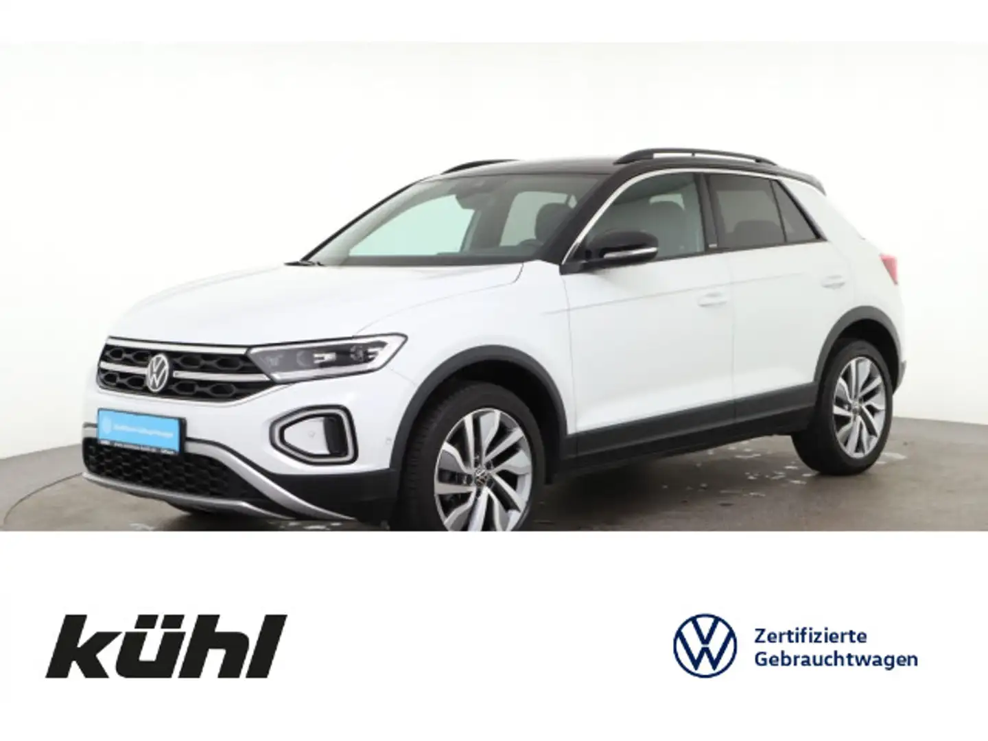 Volkswagen T-Roc 1.0 TSI Move Matrix/AHK/ACC/18" Weiß - 1