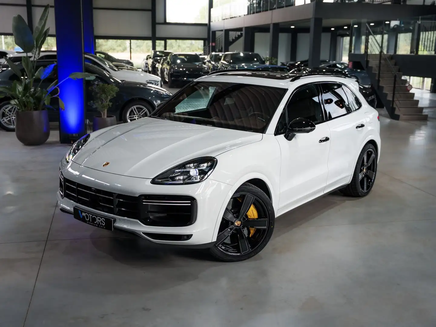 Porsche Cayenne Turbo S 4.0 V8 PHEV - ACC - pano - sportuitlaat Wit - 2