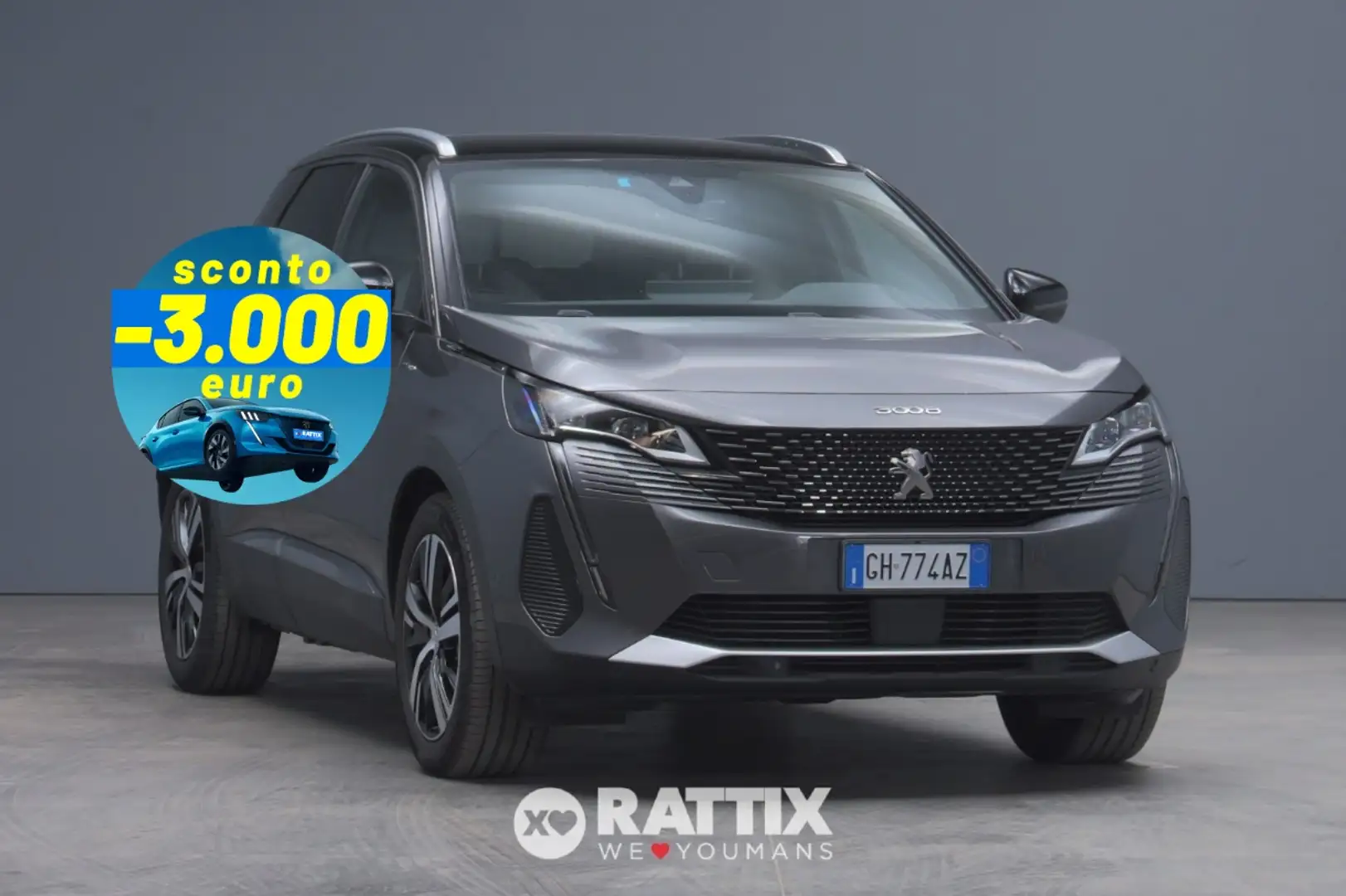 Peugeot 3008 1.6 Hybrid Phev 225CV GT e-EAT8 Grigio - 1