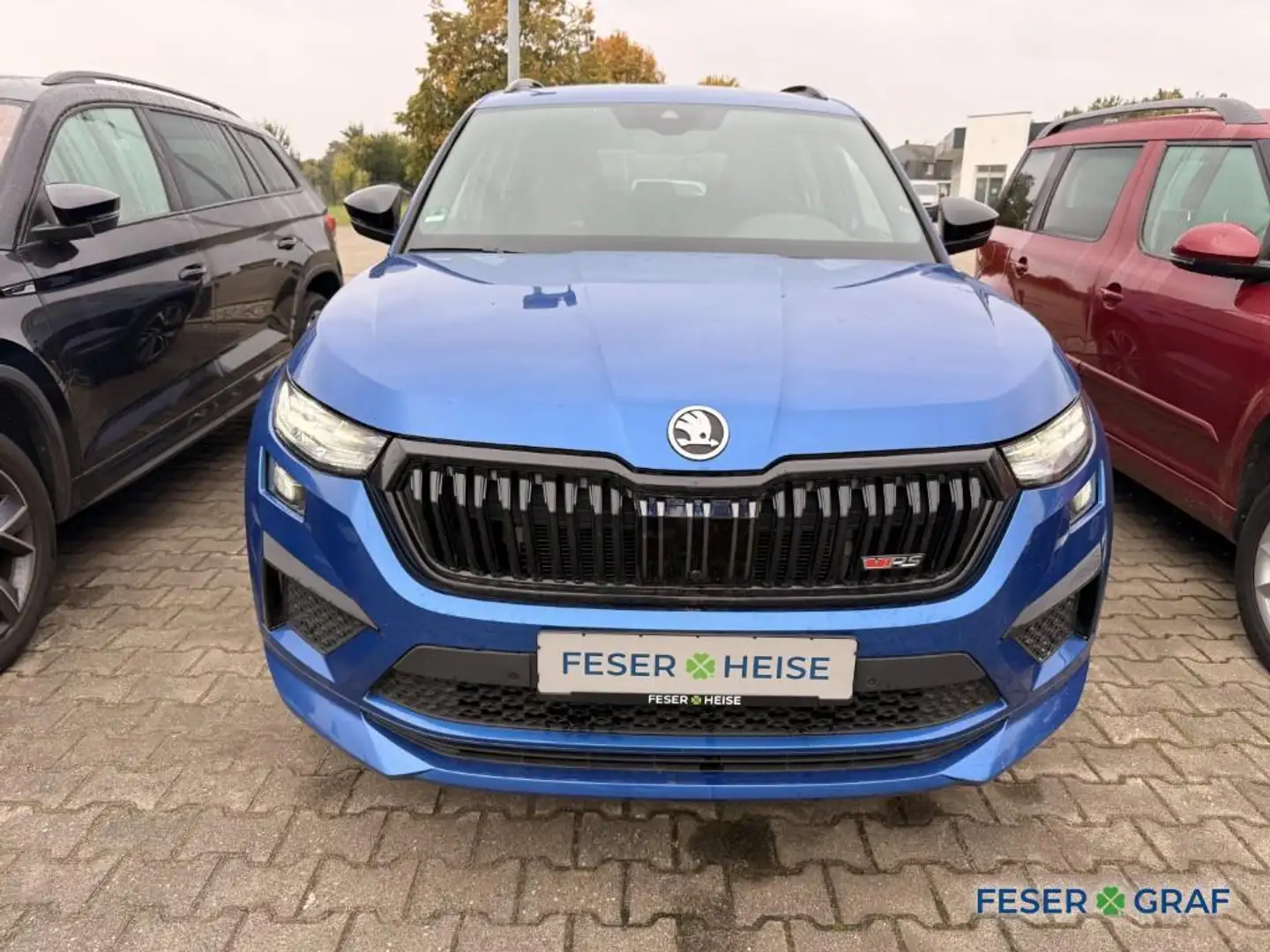 Skoda Kodiaq 2.0 TSI RS 4x4 AHK*VC*Navi*ACC*RearView*Kessy*LED Blauw - 2