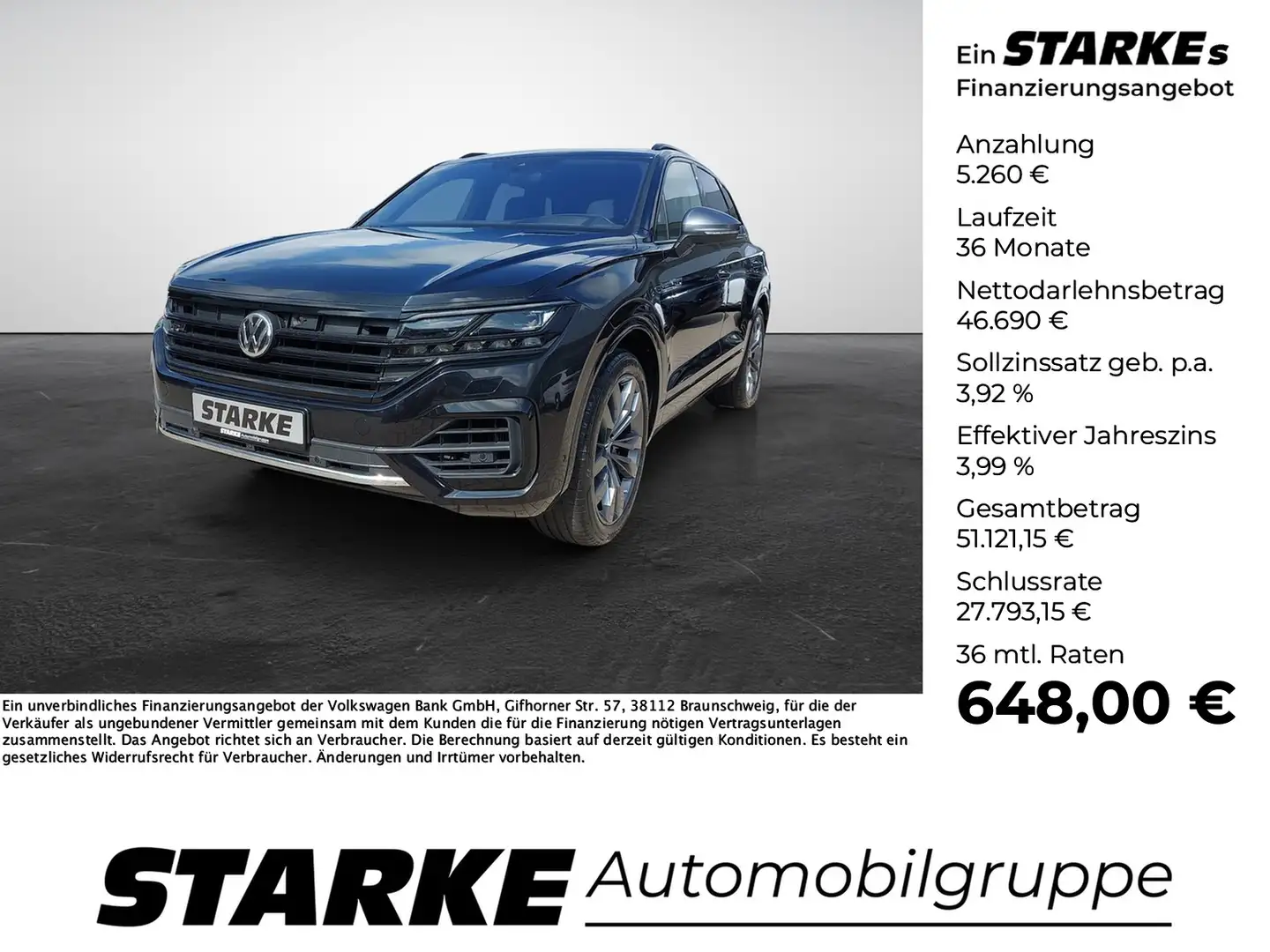 Volkswagen Touareg 3.0 TDI 4M One Million R-Line Black Style Schwarz - 1