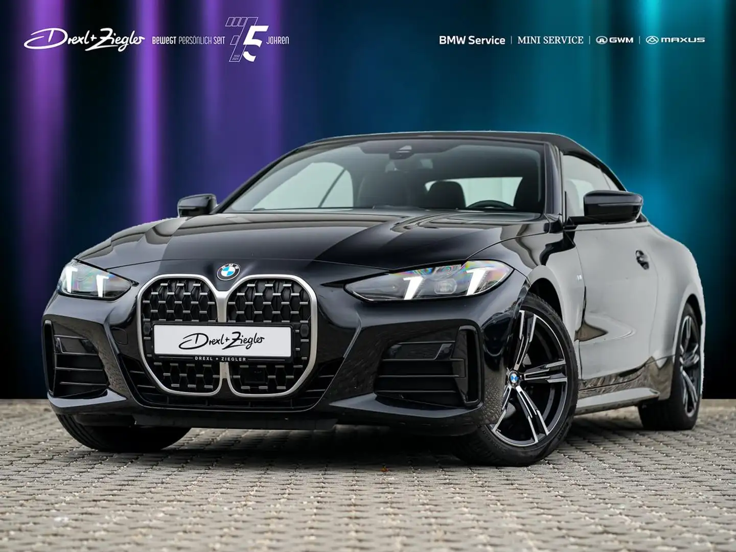 BMW 420 i Cabrio M-Sport ACC KoZg L-Heizung Nackenw Negru - 1