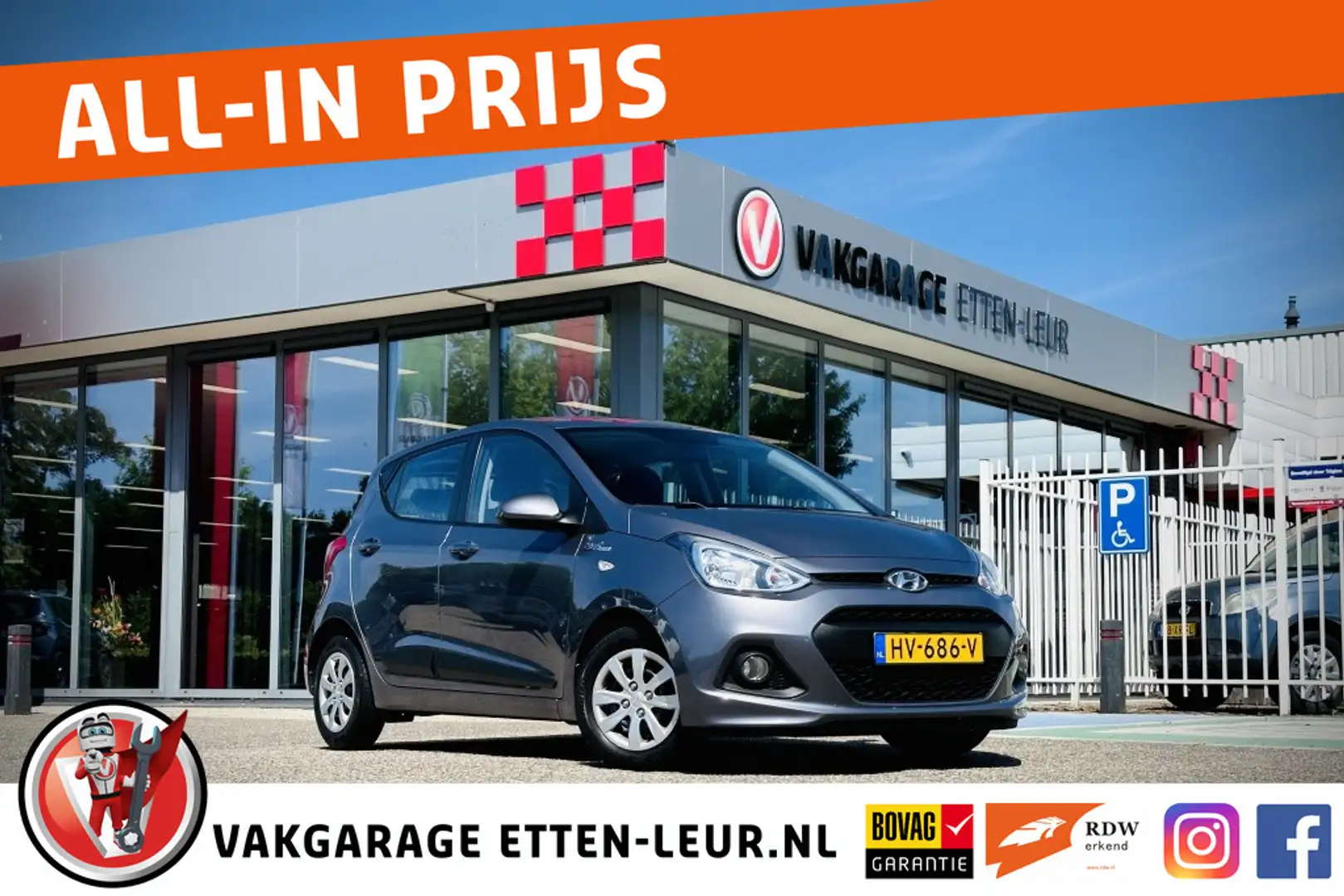 Hyundai i10 1.0i i-Motion Comfort / CLIMA / CRUISE Grau - 1