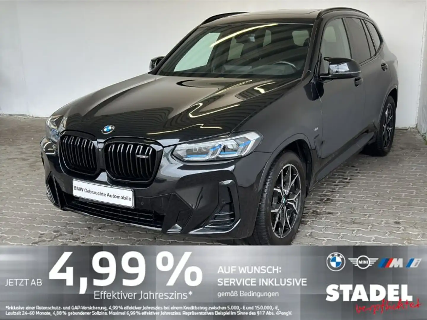 BMW X3 M 40i Navi.Laser.Standhz.HuD.Pano.RüKam.DriveA Noir - 2