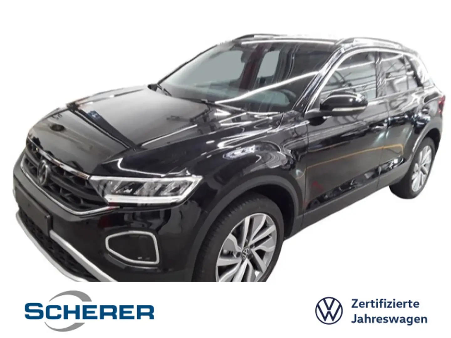 Volkswagen T-Roc Goal 1.5 TSI 5J Garantie ACC LED NAVI RFK Schwarz - 1