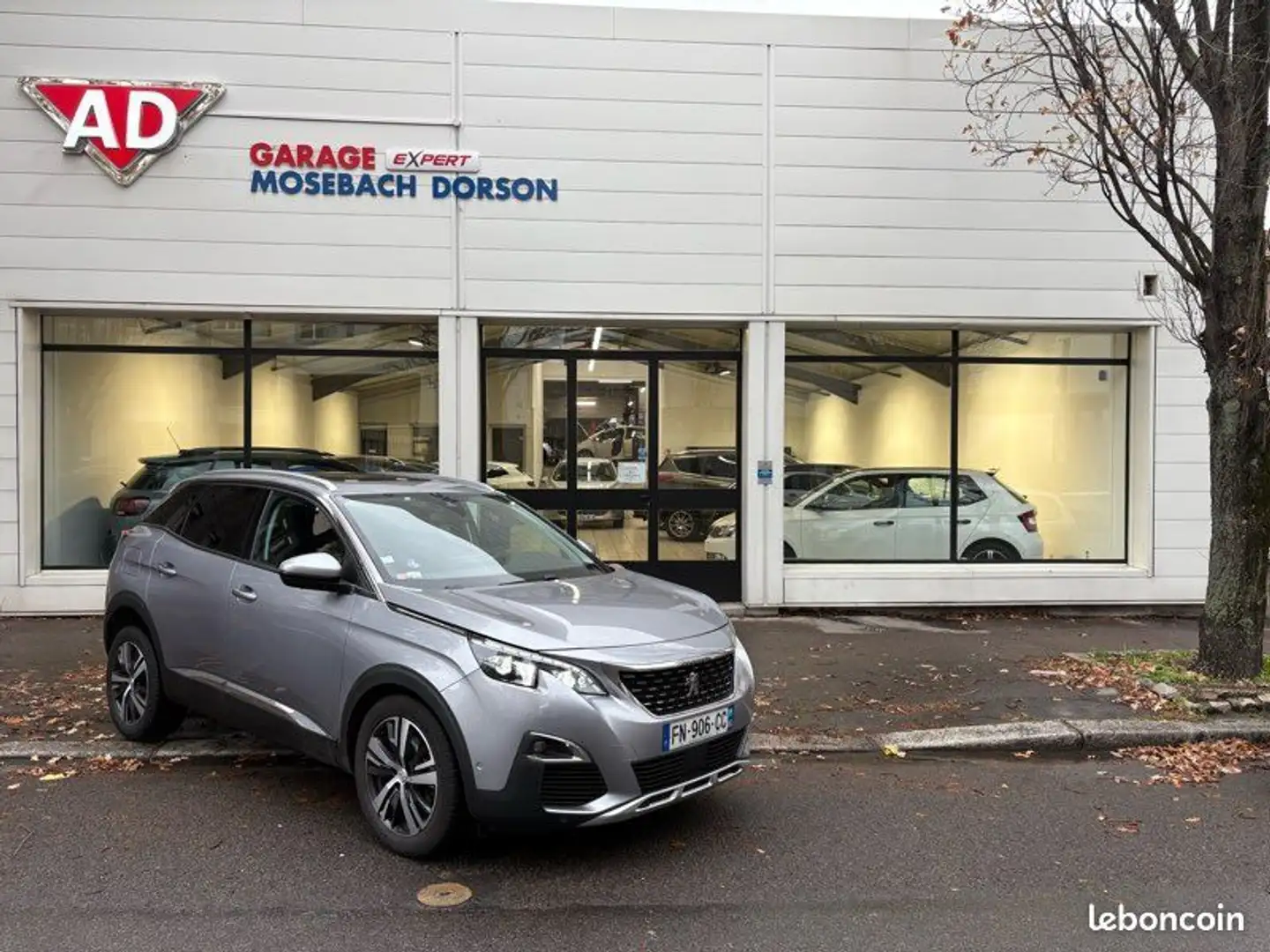 Peugeot 3008 Allure 1.2 130 cv full led parfait état Gris - 1