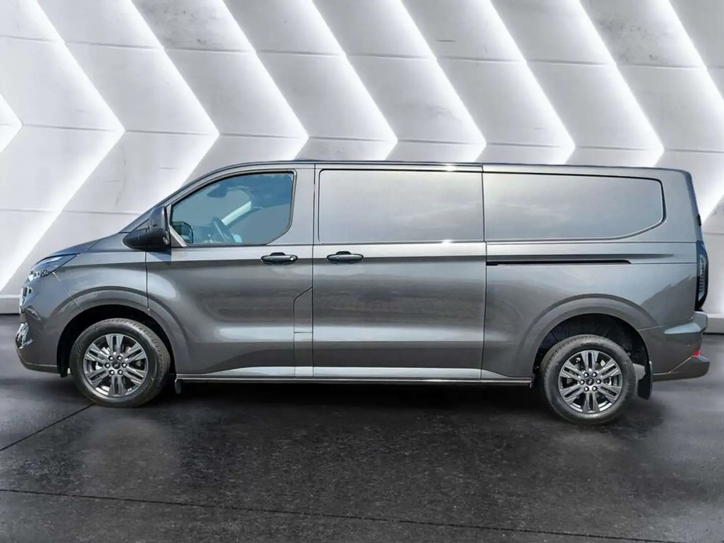 Ford Transit Custom L2 320 **LIMITED** 2 Schiebetüren + AHK Grau - 2