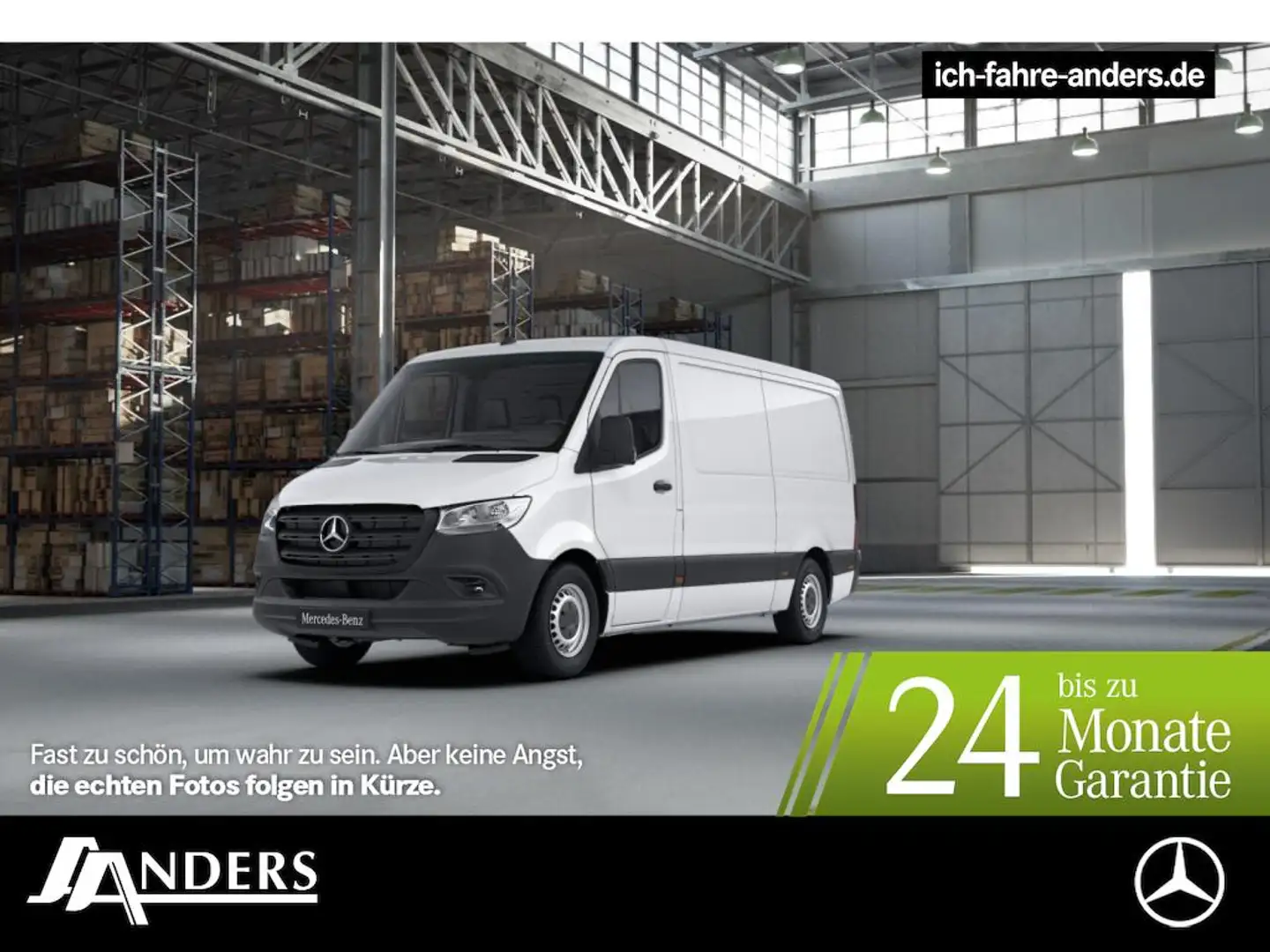 Mercedes-Benz Sprinter 319 Kasten L2H1 AUT*Klima*AHK*MBUX* Blanc - 1