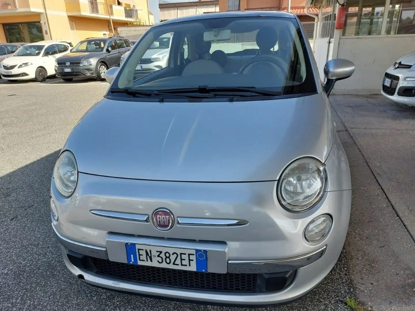 Fiat 500 1.2 Lounge km 73000 Neopatentati Grijs - 2