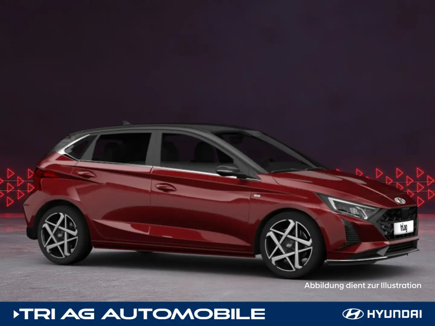 Hyundai i20 Prime Automatik Navigation Sitzheizung Einpa Rot - 2