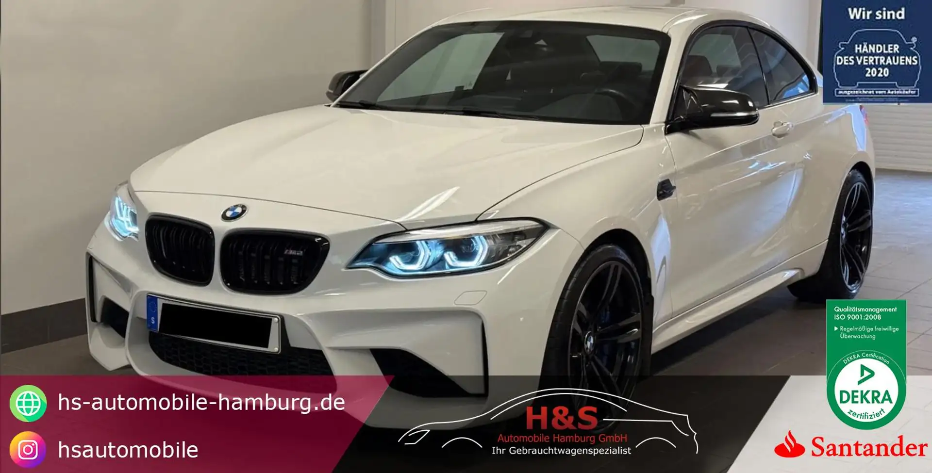 BMW M2 Basis Kamera/ 1 Hand* Blanc - 1