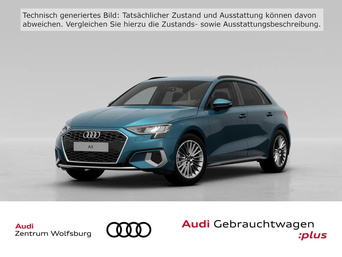 Audi A3 30 TFSI DSG advanced LED/Einparkhi/ Blu/Azzurro - 1