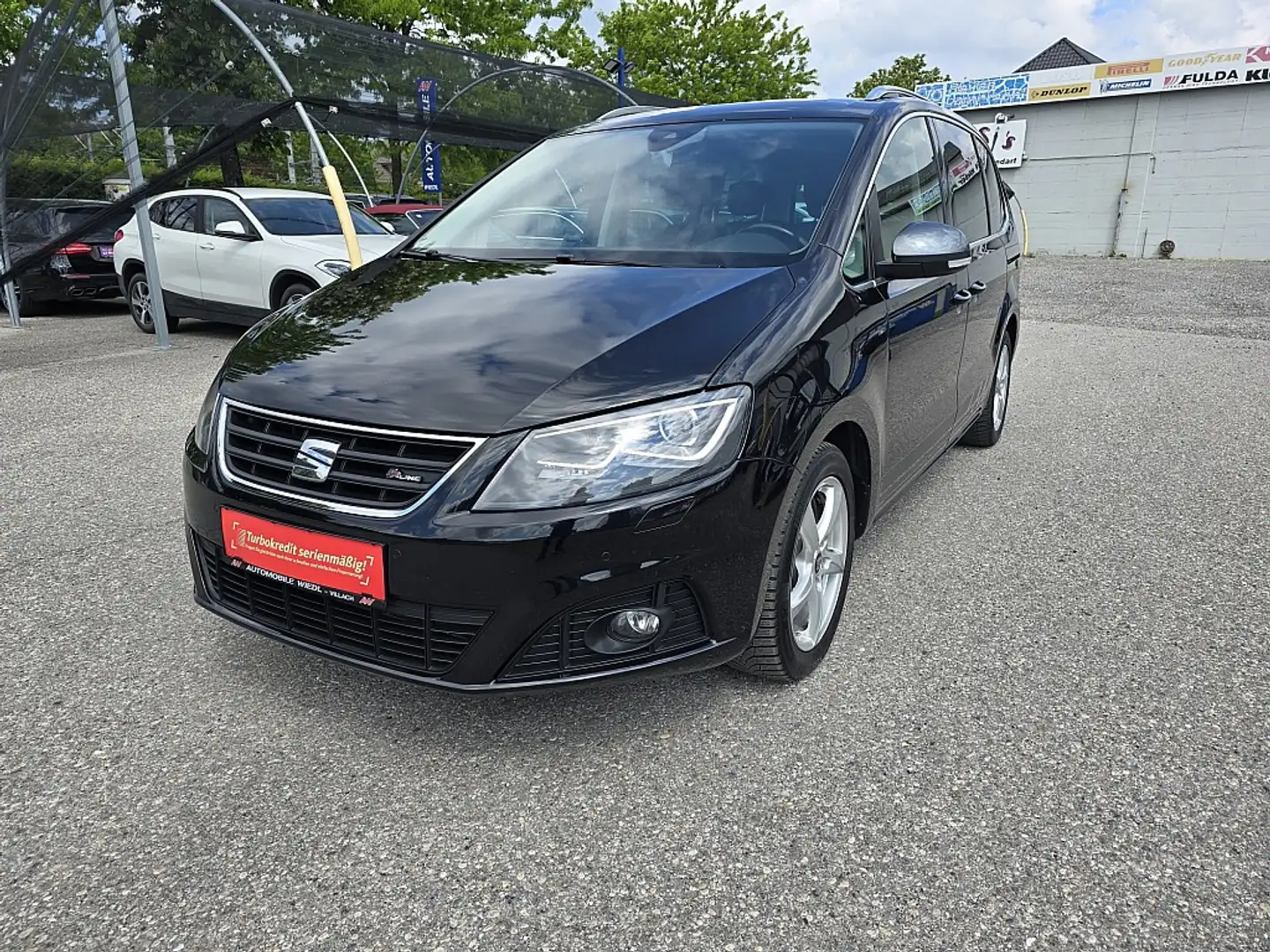 SEAT Alhambra FR 2,0 TDI CR DSG *AHK*PANO* Schwarz - 1