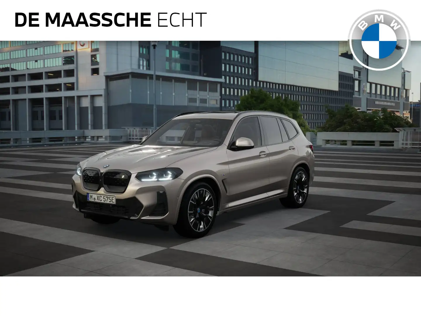 BMW iX3 High Executive 80 kWh / Trekhaak / Sportstoelen / Plateado - 1