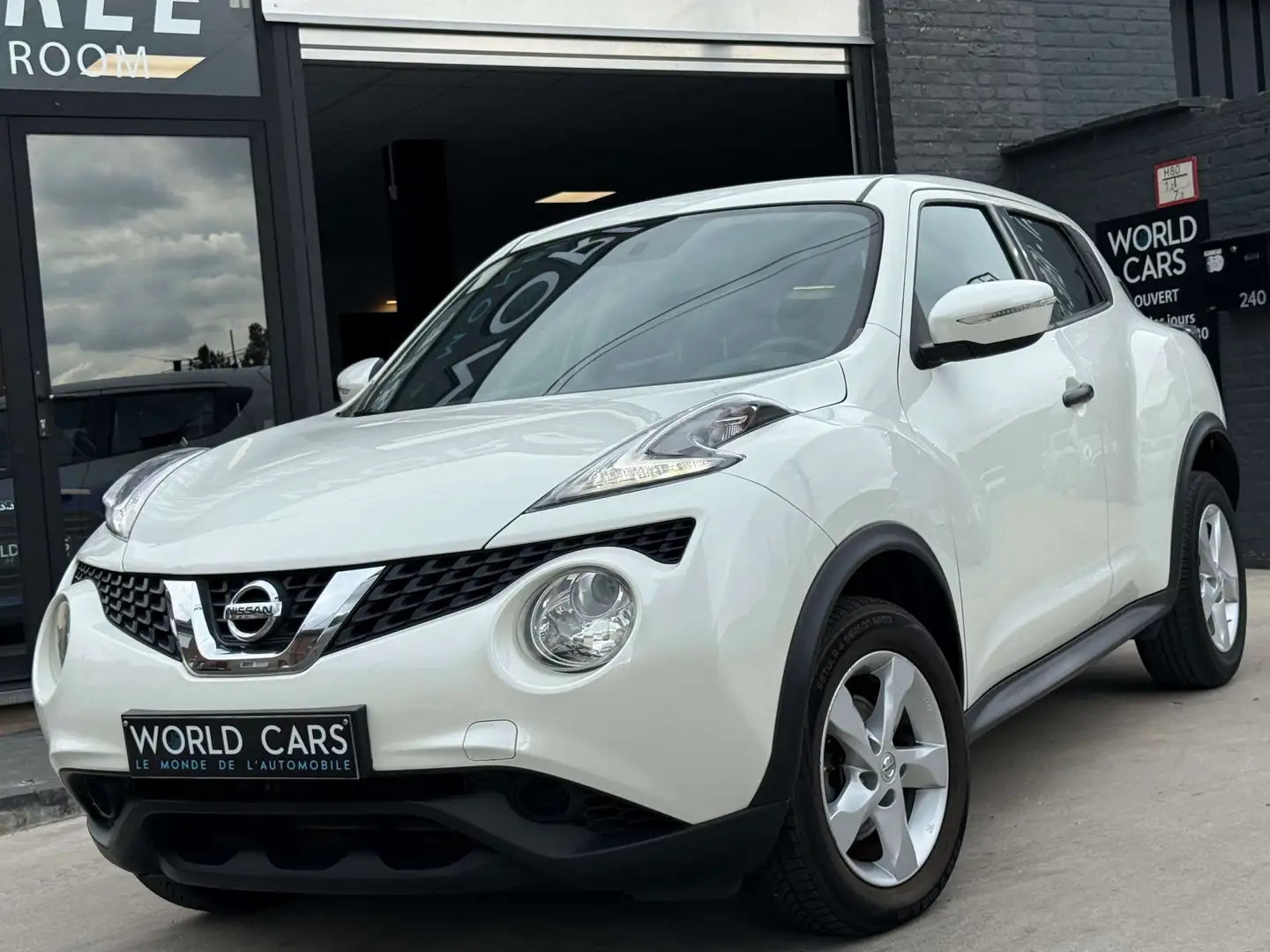 Nissan Juke 1.5 dCi 2WD AIRCO/ GARANTIE 12 MOIS Blanc - 1