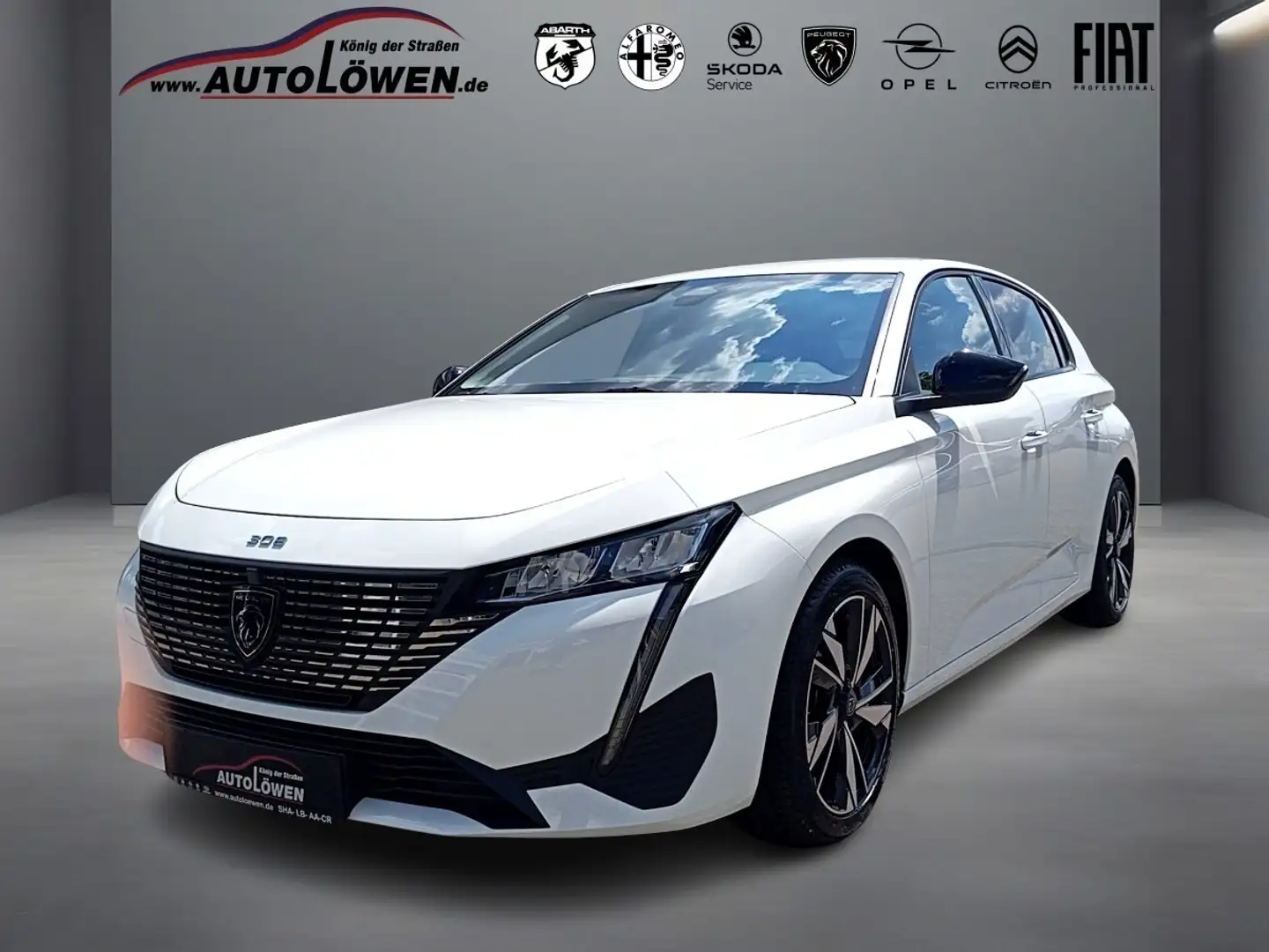 Peugeot 308 1.2 PureTech 130 Allure (EURO 6d) Wit - 1