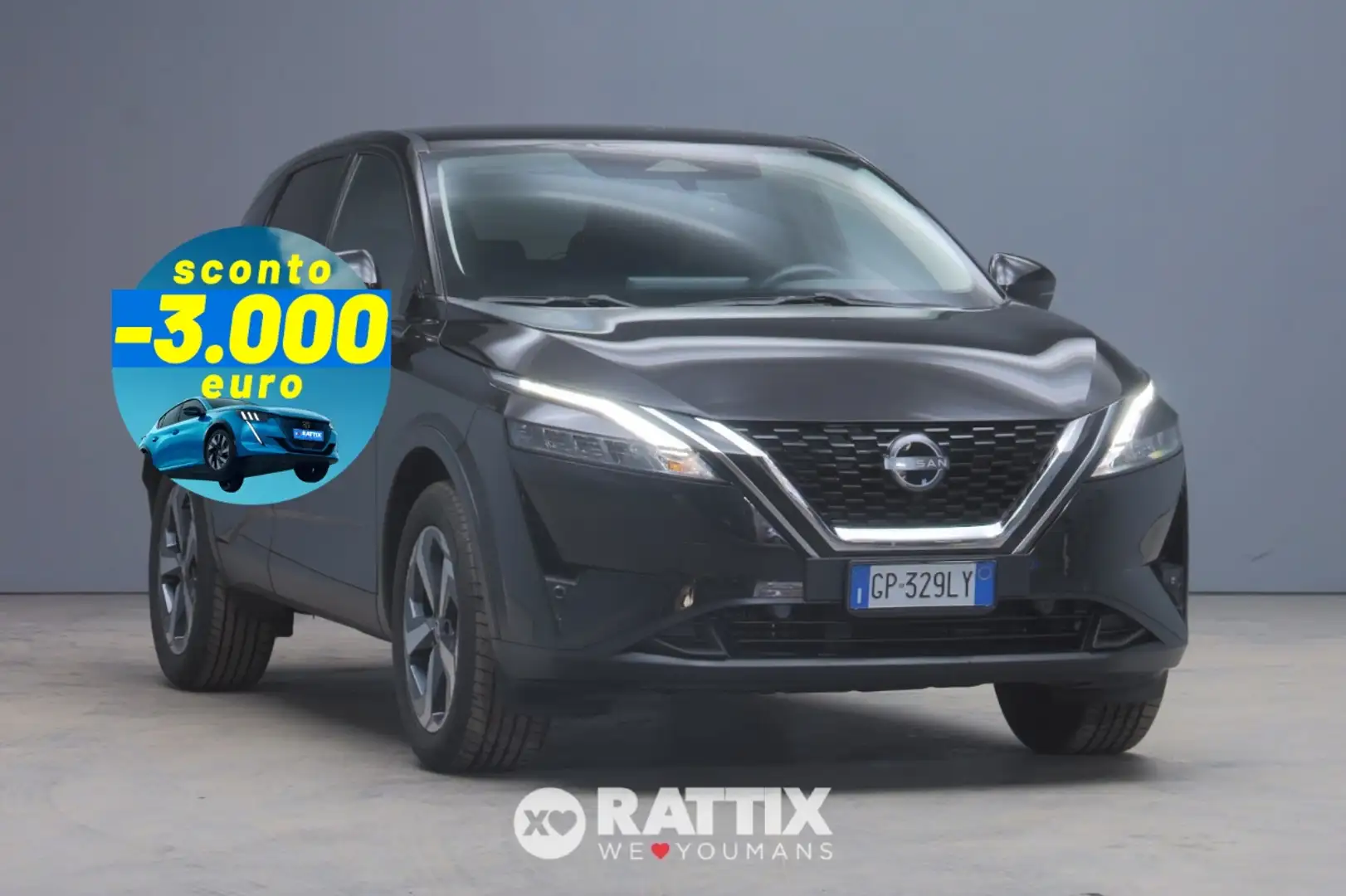 Nissan Qashqai 1.3 Mhev 140CV N-Connecta Nero - 1