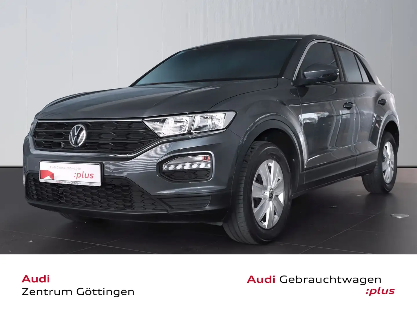 Volkswagen T-Roc 1.0 TSI 81kW 6-G. EINPARKHILFE v.+h.+KLIMA Gris - 1