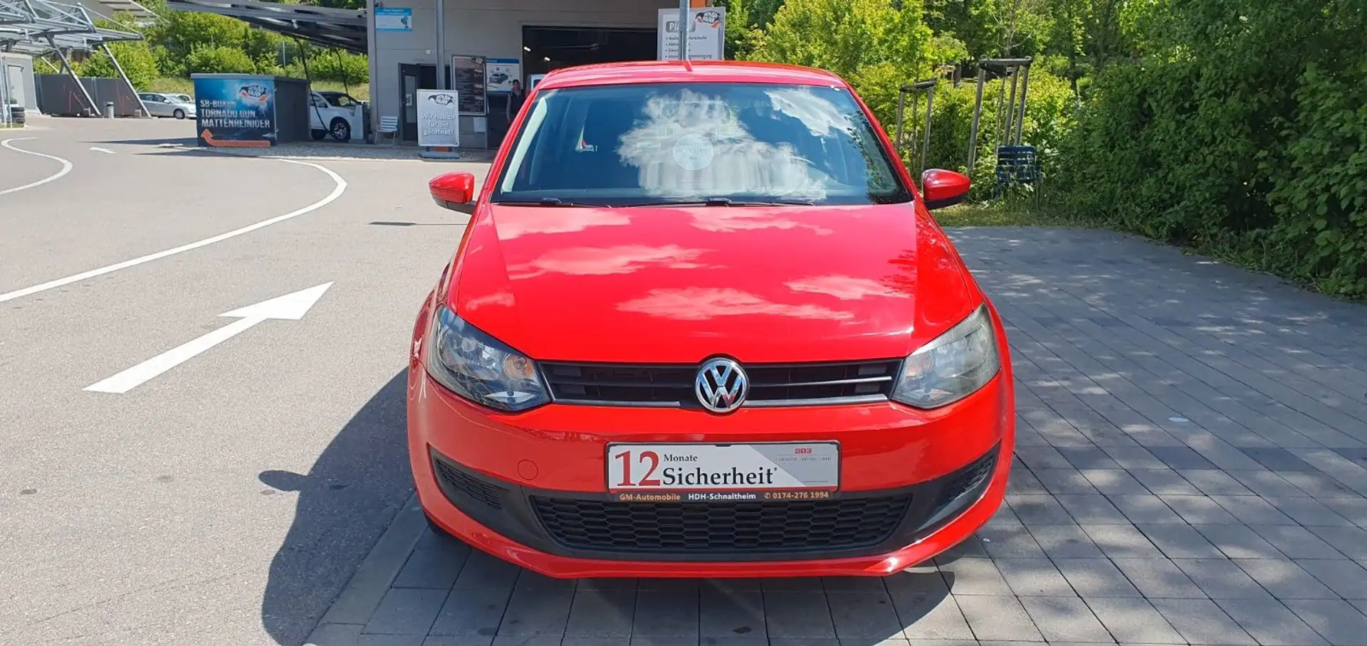 Volkswagen Polo V Trendline*TÜV-NEU*KLIMA*SEHR GEPLEGT* Rouge - 2