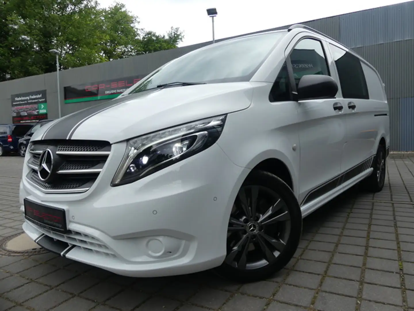 Mercedes-Benz Vito 119 CDI Lang Kasten LED/NAVI/KAM/AHK/TEMPO Білий - 2
