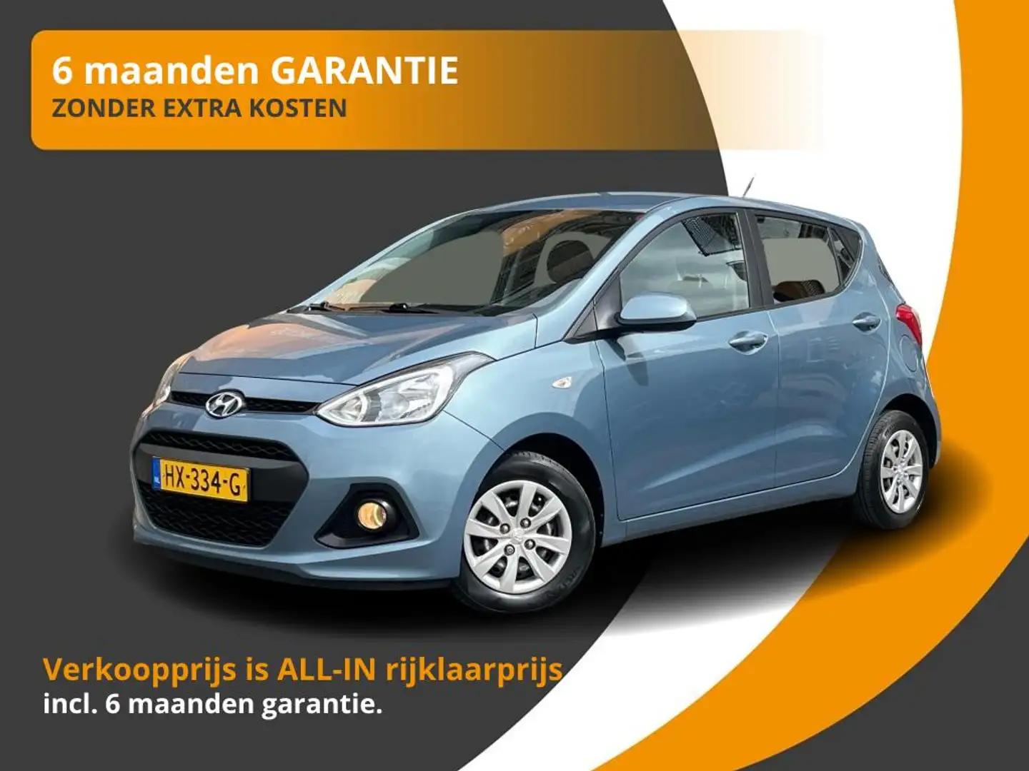 Hyundai i10 1.0I I-MOTION GO! 5-DEURS AIRCO/CRUISE/TREKHAAK/LE Blauw - 1