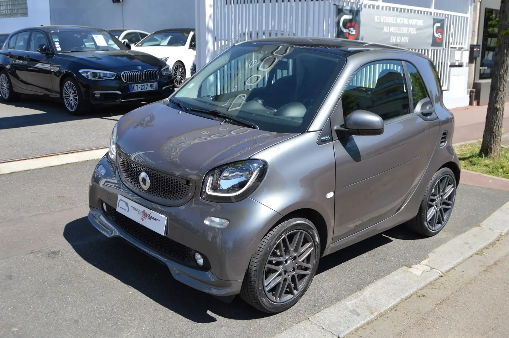 smart forTwo 90CH BRABUS STYLE TWINAMIC E6C Gris - 1