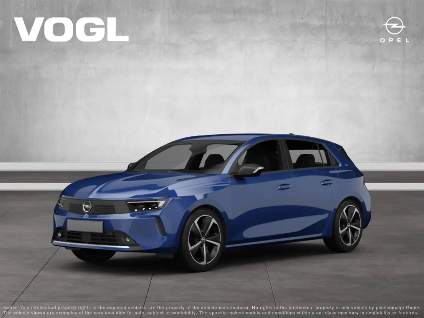 Opel Astra Elegance 1.2 Blau - 1