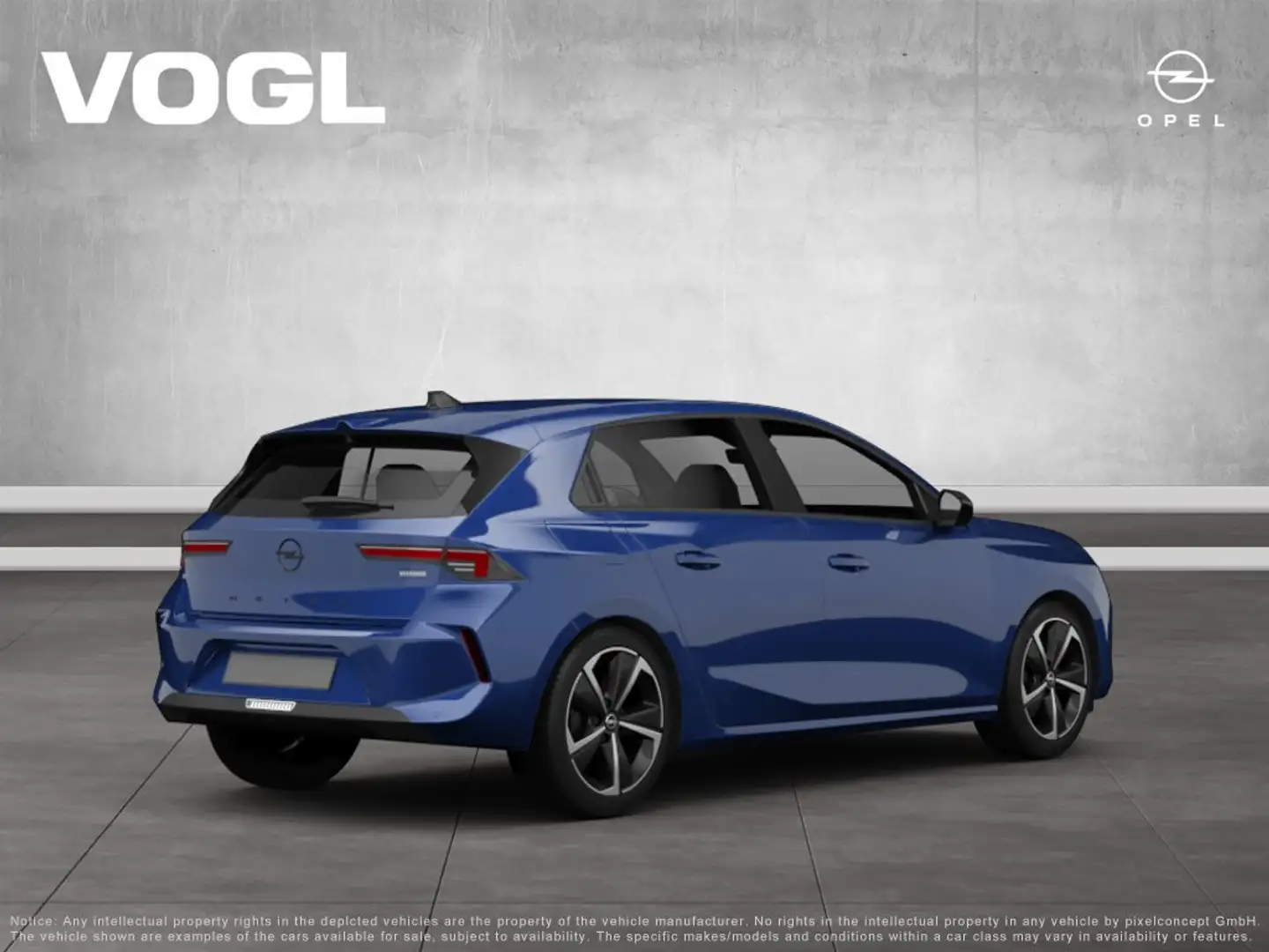 Opel Astra Elegance 1.2 Blau - 2