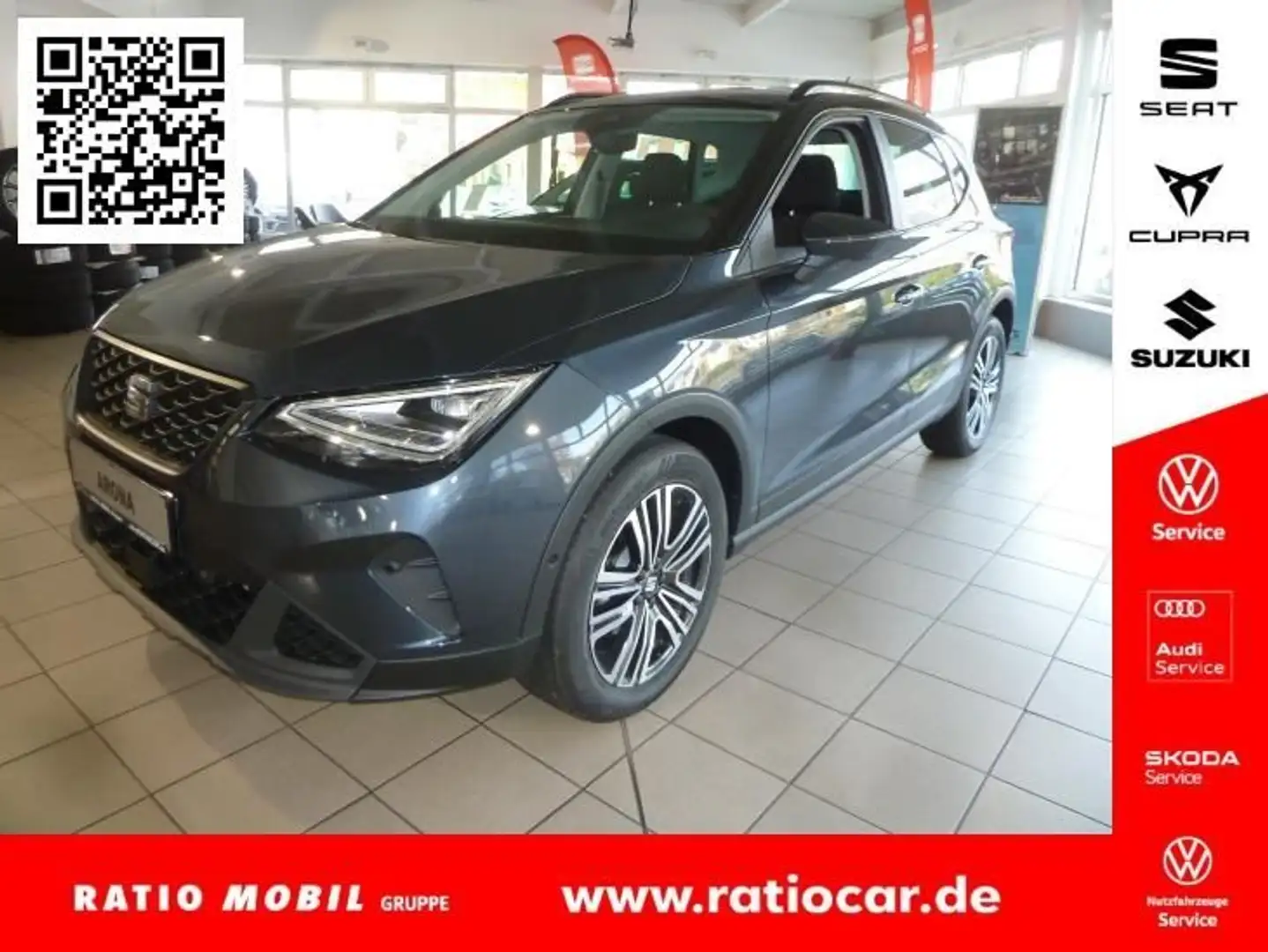 SEAT Arona ARONA ROAD EDITION 1.0 TSI DSG NAVI AHZV-VORBER. Grau - 1