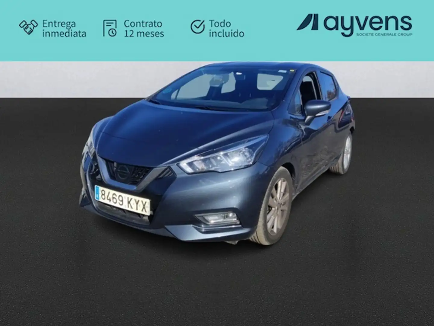 Nissan Micra IG-T Acenta 100 Gris - 1