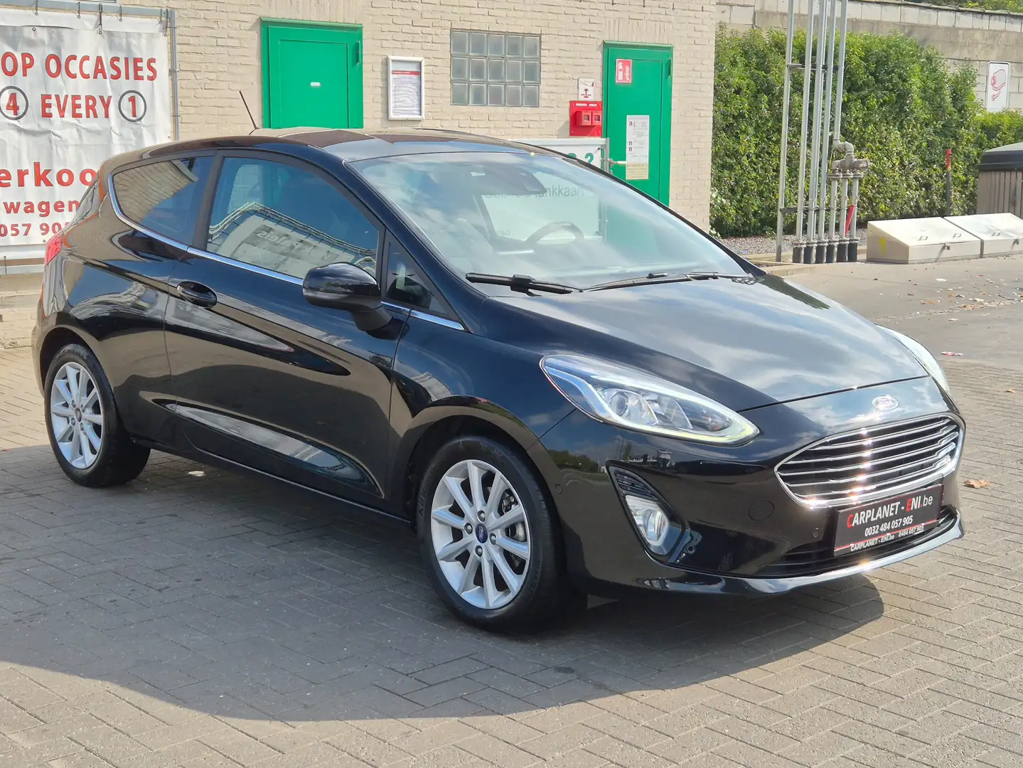 Ford Fiesta 1.0Benzine Automaat CarPlay VRMTstuur,zetel,Cam Noir - 1