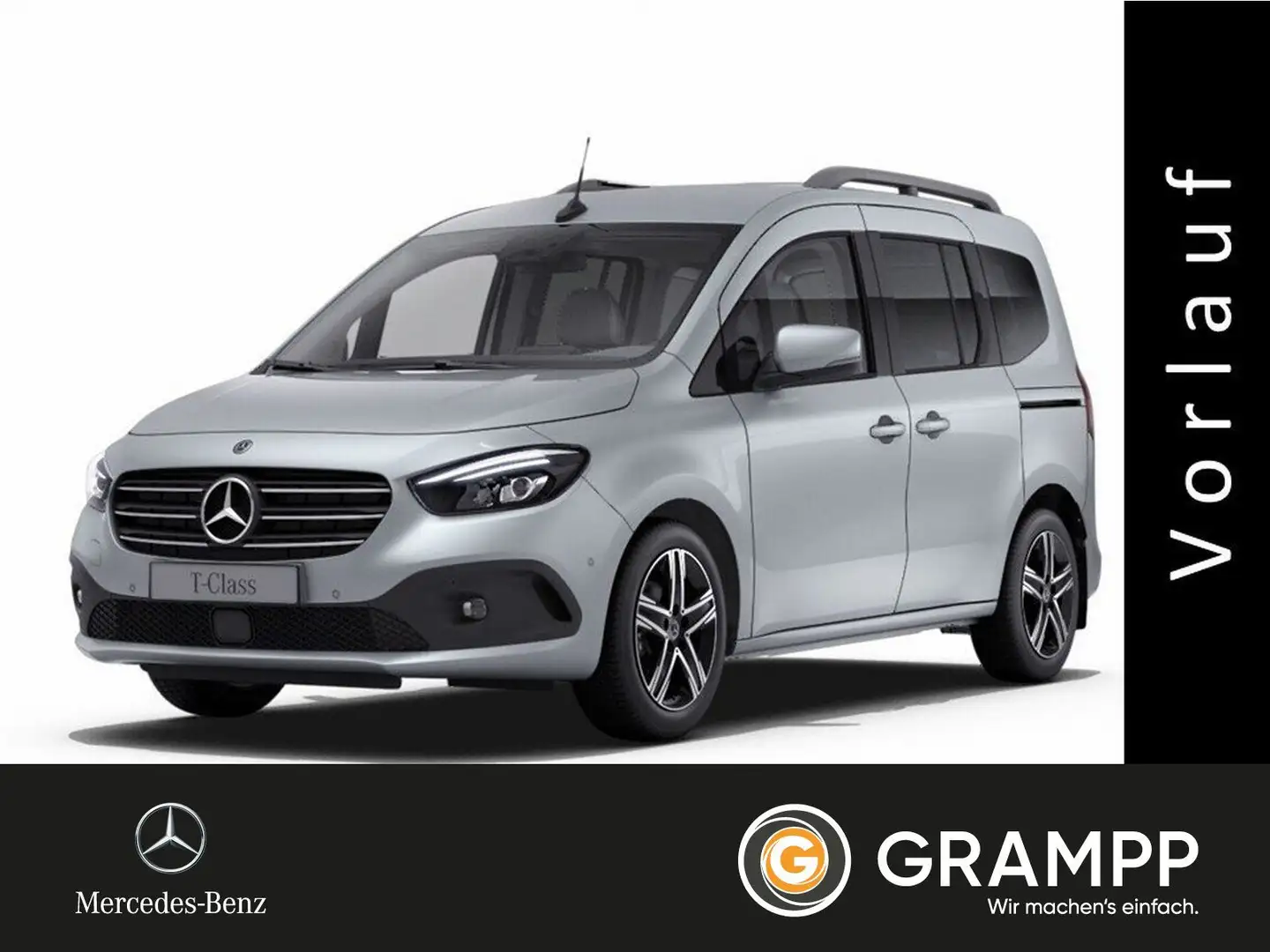 Mercedes-Benz T-Class T 180 d PROGRESSIVE LED*NAVI*AUTOMATIK*AHK*RFK Silber - 1