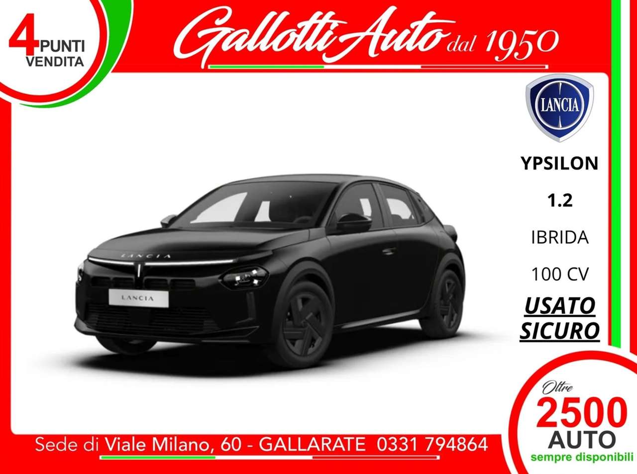 Lancia Ypsilon 1.2 mhev 100cv e-dct - SENZA VINCOLI DI FINANZIAM