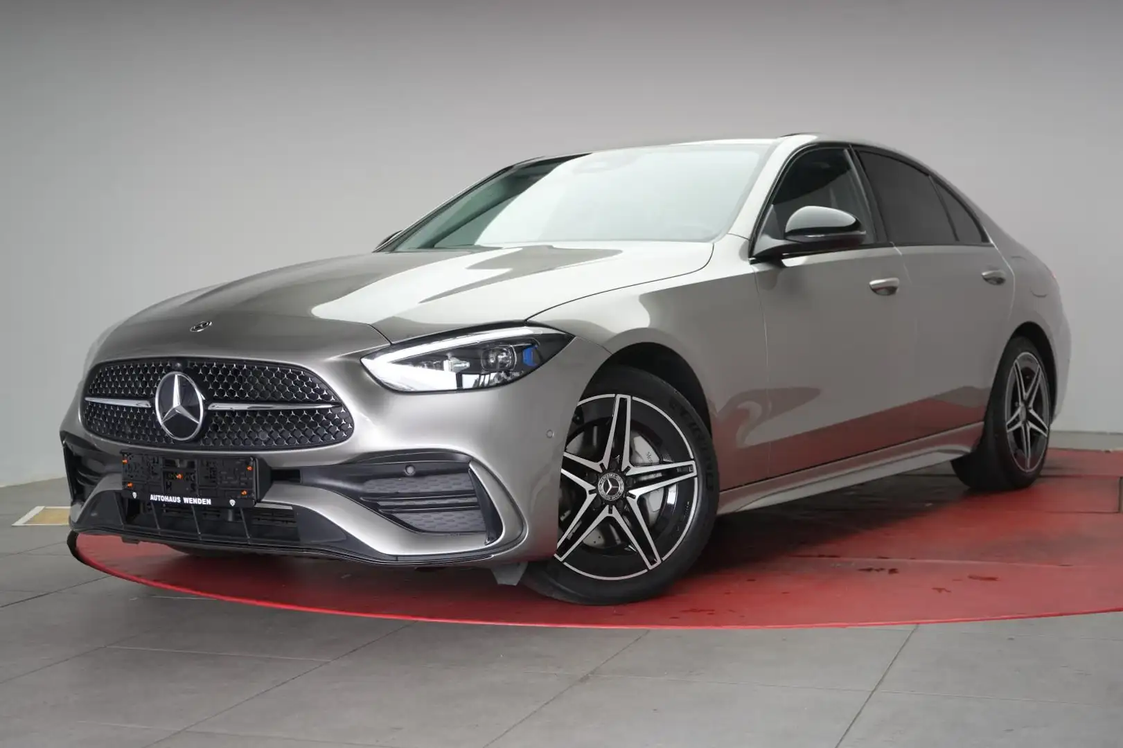 Mercedes-Benz C 300 e 9G-Tronic AMG Navi/Temp/Kamera/Virtual/L Ezüst - 2