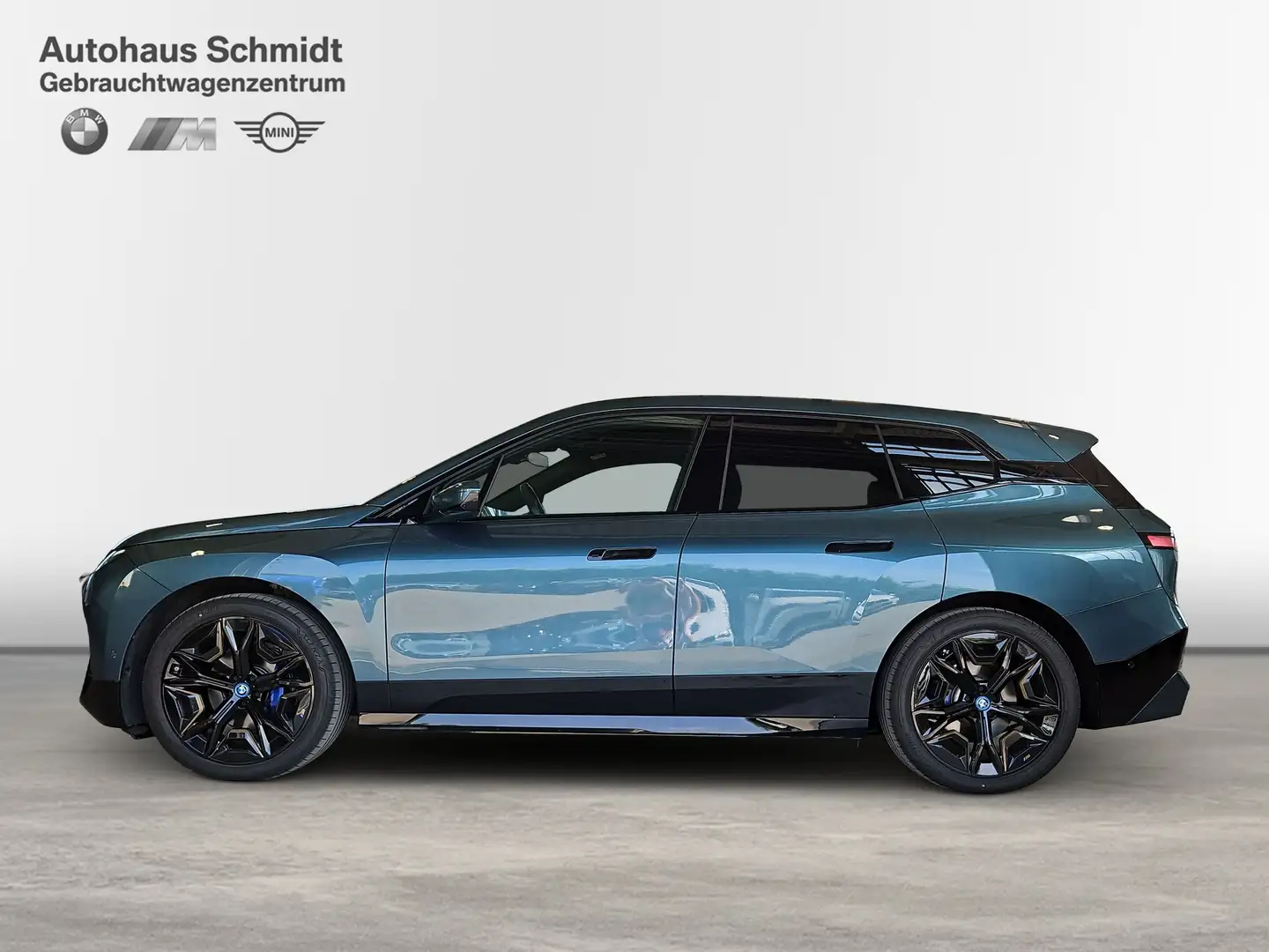 BMW iX xDrive50 *572€ o. Anz*Sportpaket*22 Zoll*2 Achs*AH Blau - 2