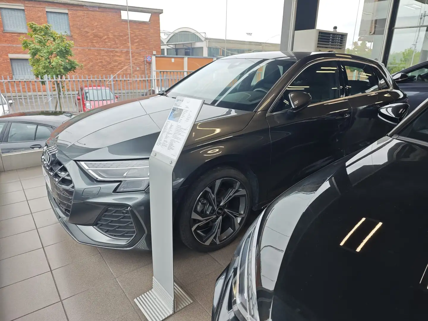 Audi A3 A3 Sportback 2.0 tdi S line edition 150cv s-tronic Gris - 1