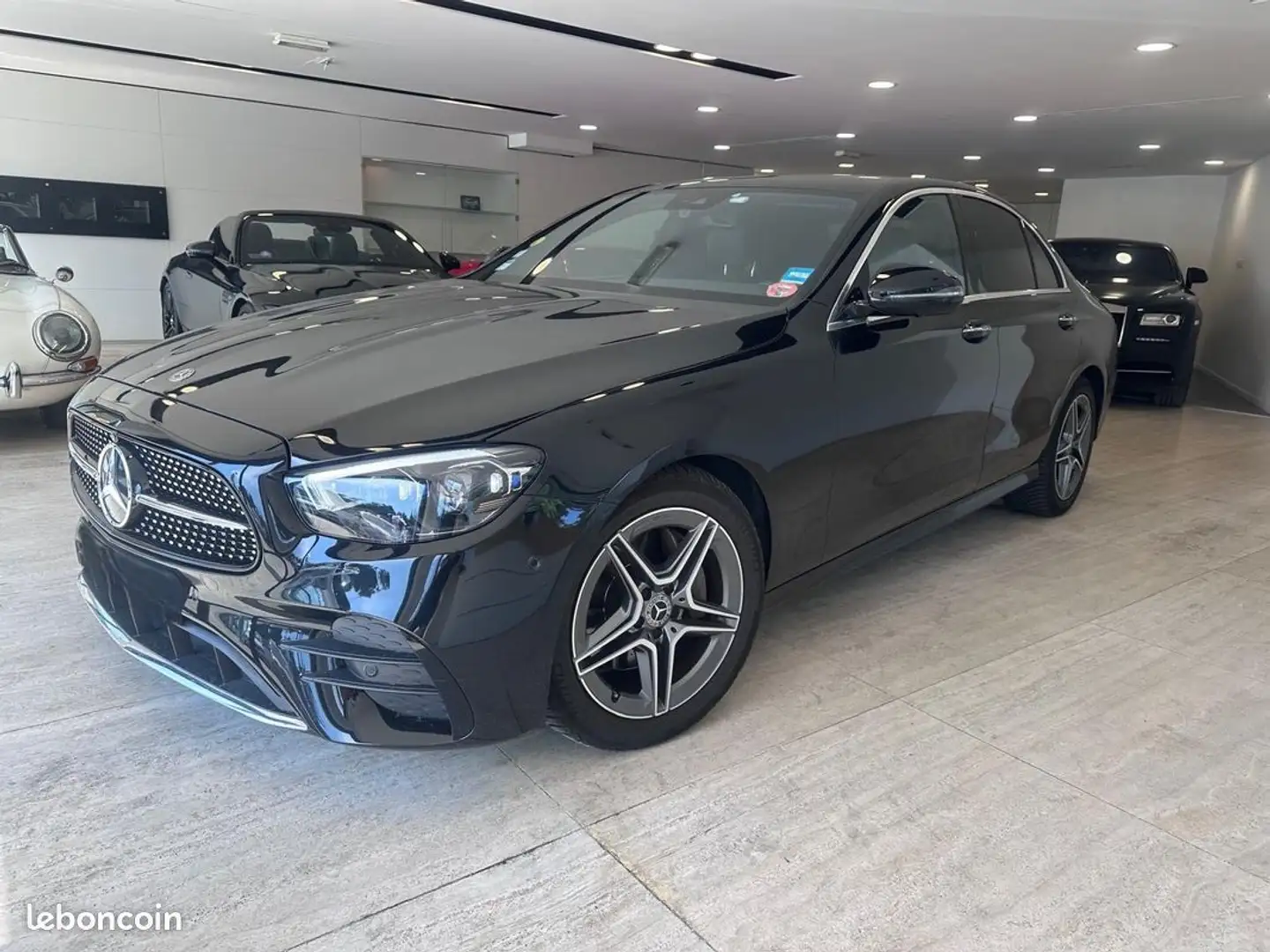 Mercedes-Benz E 220 MERCEDES 220 d 9G-Tronic AMG Line TVA RECUPERABLE 1ere Main Garantie 12 mois dans le réseau Constructe Negro - 1