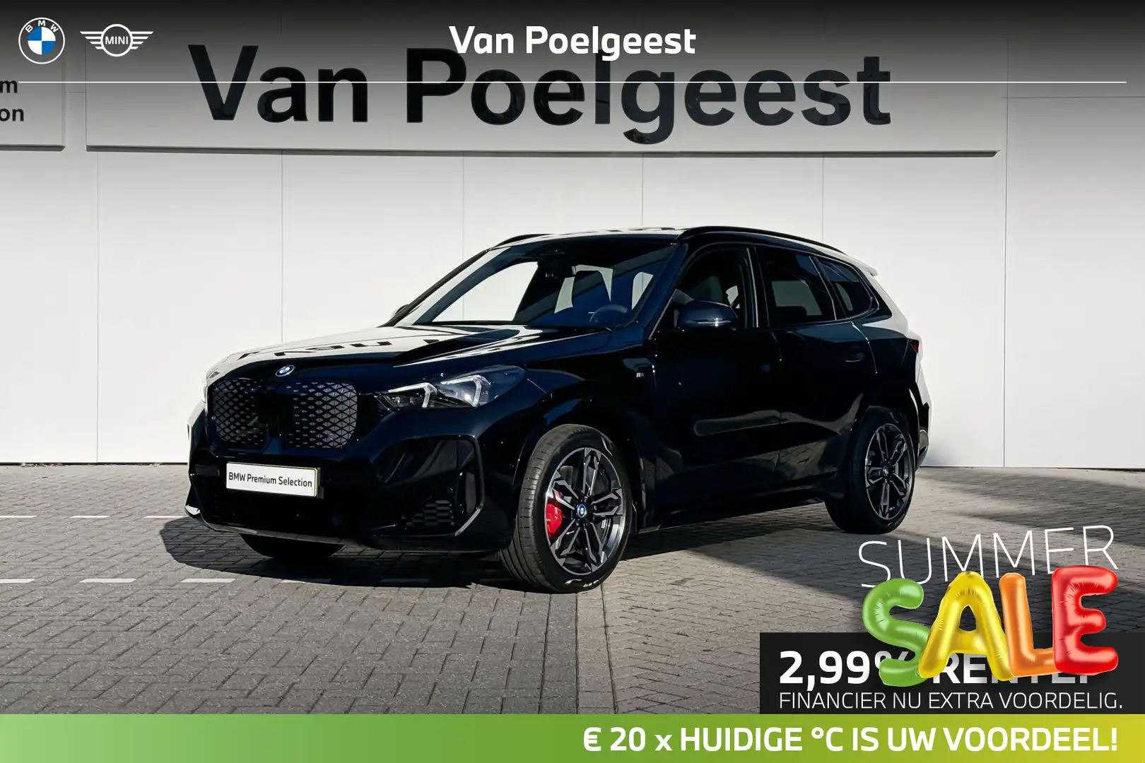 BMW iX1 eDrive20 67 kWh | Summer Sale 20 Zwart - 1