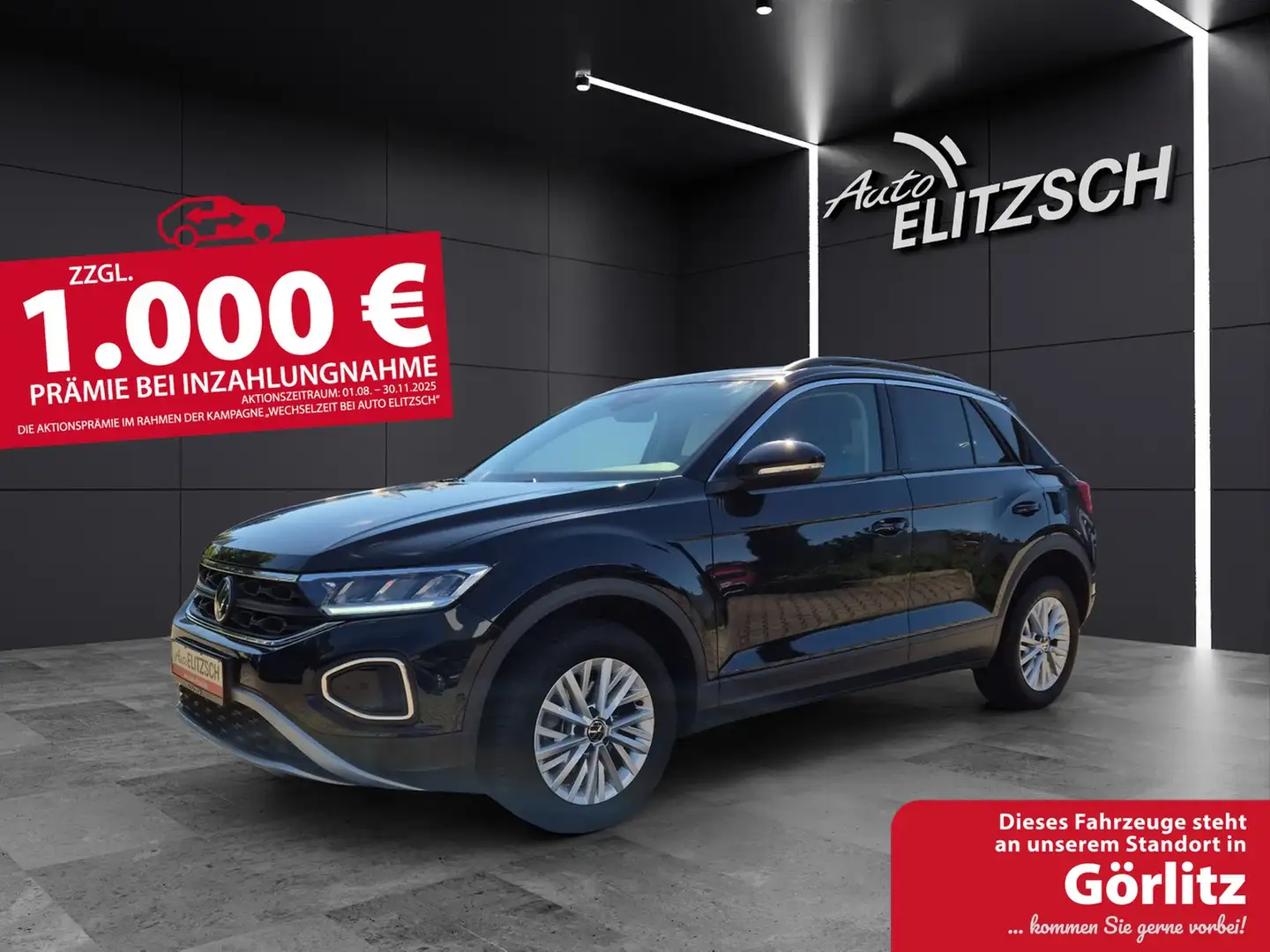 Volkswagen T-Roc TSI Life LED Navi AID Park-Assist SH LM Schwarz - 1