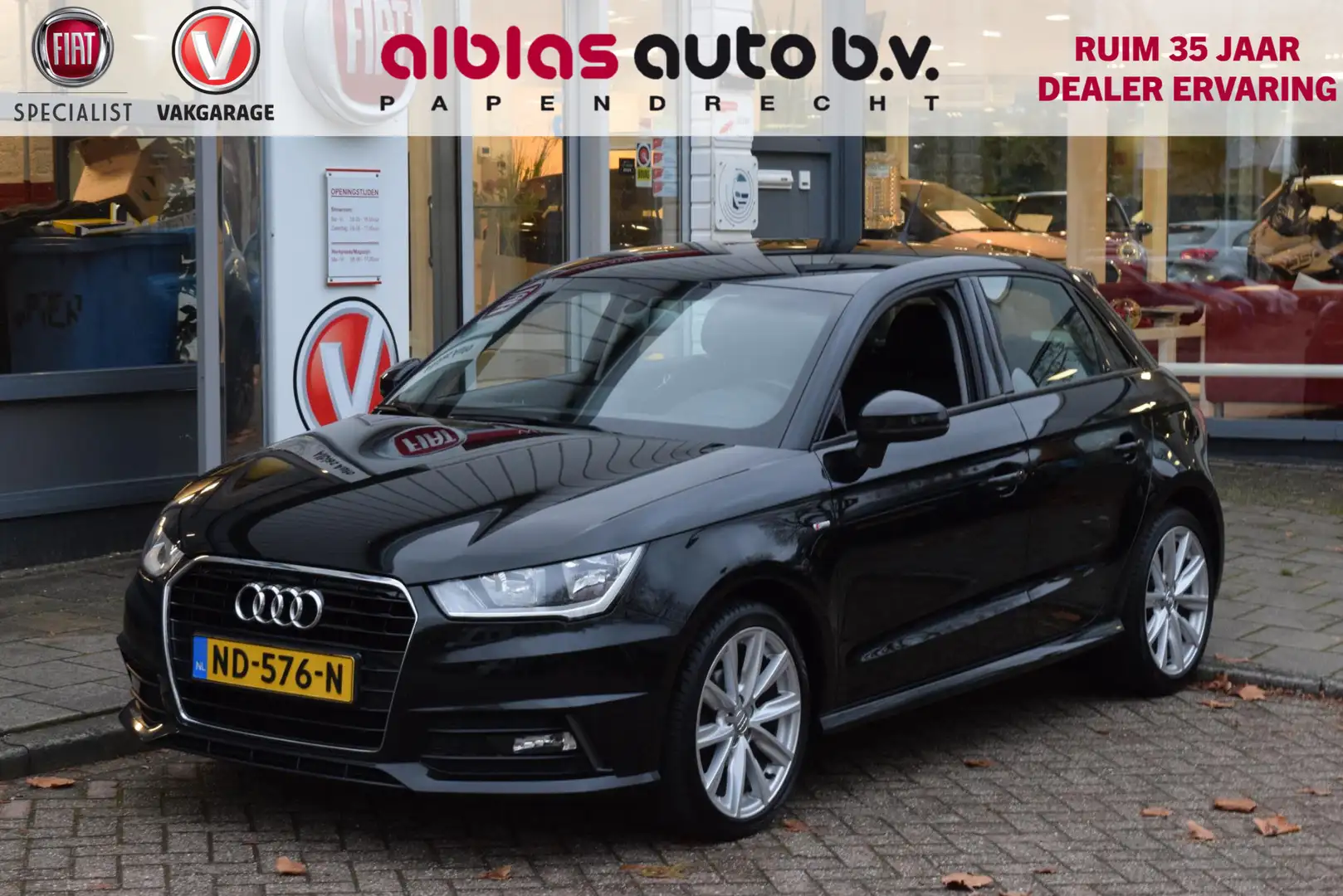 Audi A1 Sportback 1.0 TFSI Adrenalin|S-Line|orig.NL|1e eig Noir - 1