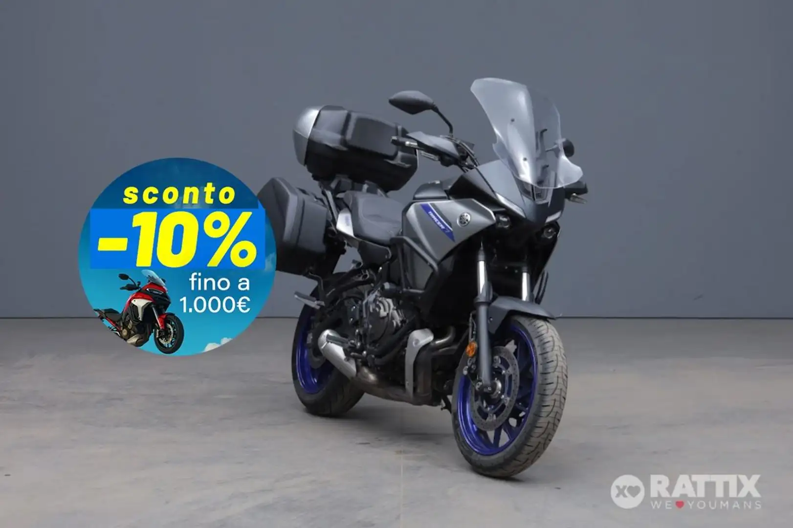 Yamaha Tracer 7 GT 700 GT Silber - 1