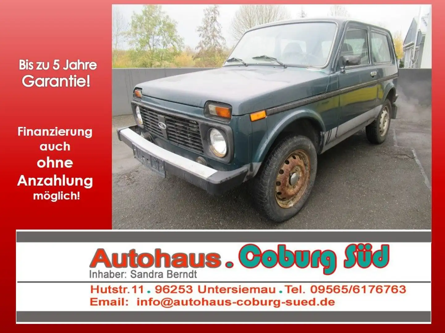 Lada Niva NIVA 4x4  AHK RADIO 1.HAND zelena - 1