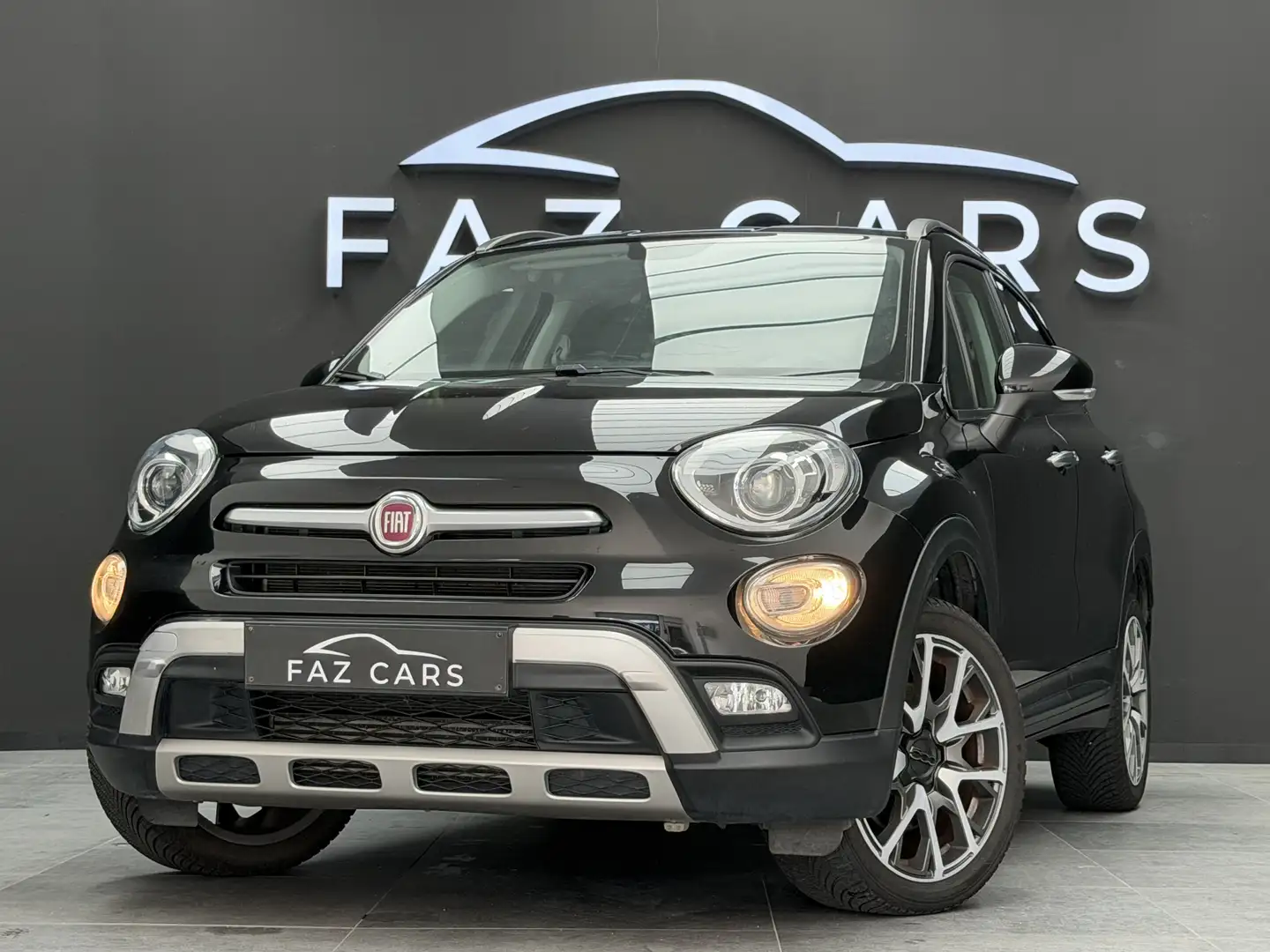 Fiat 500X 1.4 DCT * 1ER PROP + GPS + CUIR + B.AUTO + JANTES* Schwarz - 1