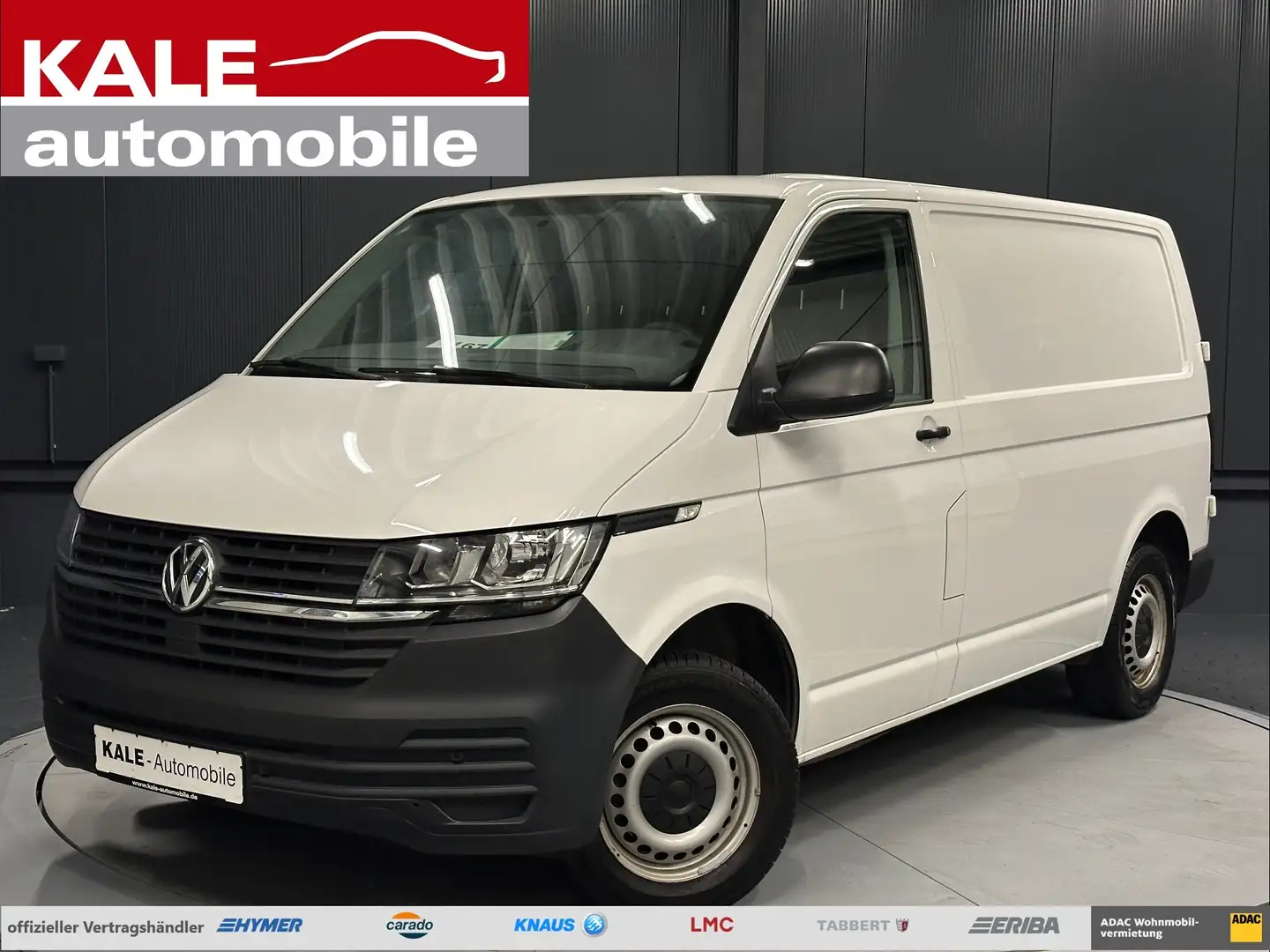 Volkswagen T6.1 Transporter Kasten FWD *150PS*3-SITZE*AHK*Allwetter* Weiß - 1