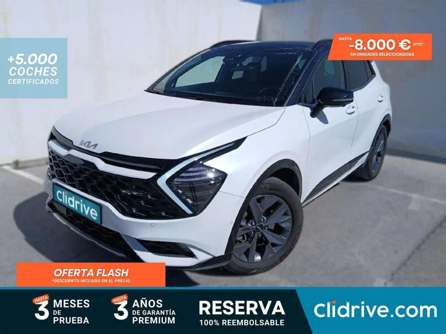 Kia Sportage 1.6 T-GDi MHEV 180CV Tech 4x4 DCT Blanco - 1