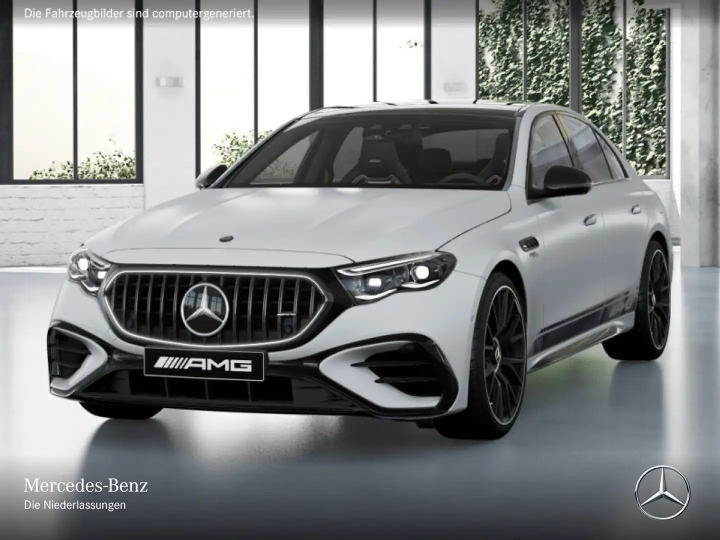 Mercedes-Benz E 53 AMG 4M Hybrid Carbon Driversp Perf-Sitze Pano Weiß - 2