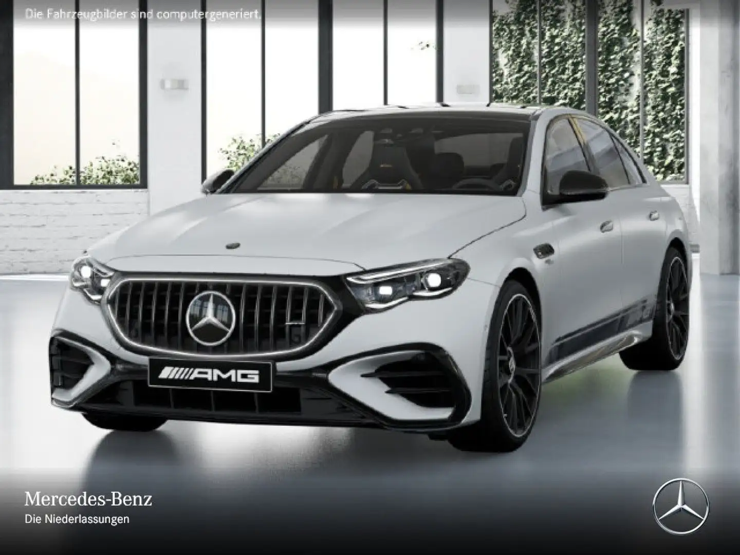 Mercedes-Benz E 53 AMG 4M Hybrid Carbon Driversp Perf-Sitze Pano Weiß - 2