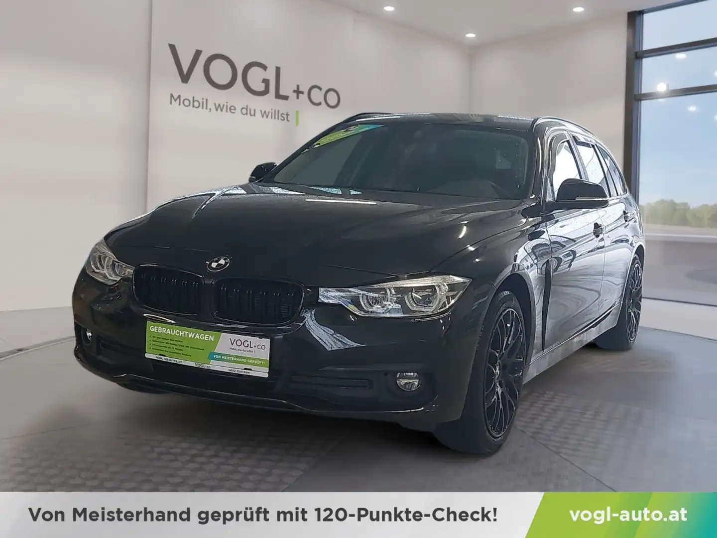 BMW 320 320d xDrive Touring Allrad Aut. Zwart - 1