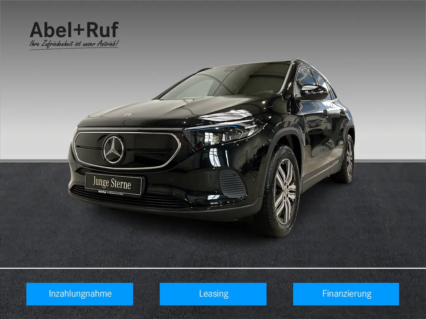 Mercedes-Benz EQA 350 4M PROGRESSIVE+MBUX+NIGHT+LED+Burme+TotW Noir - 1